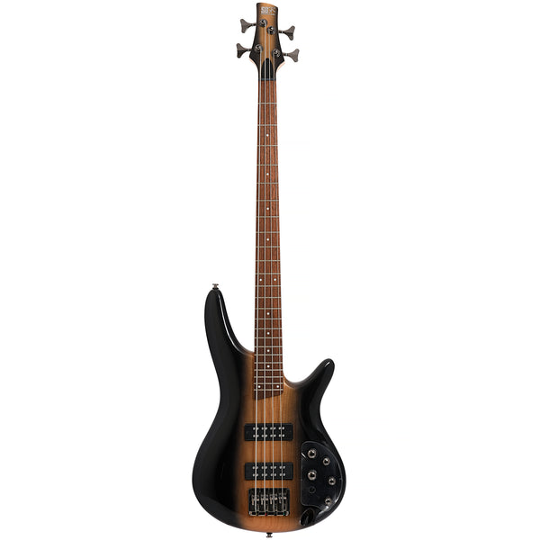 Ibanez SR370E 4-String Bass, Surreal Black Dual Fade Gloss