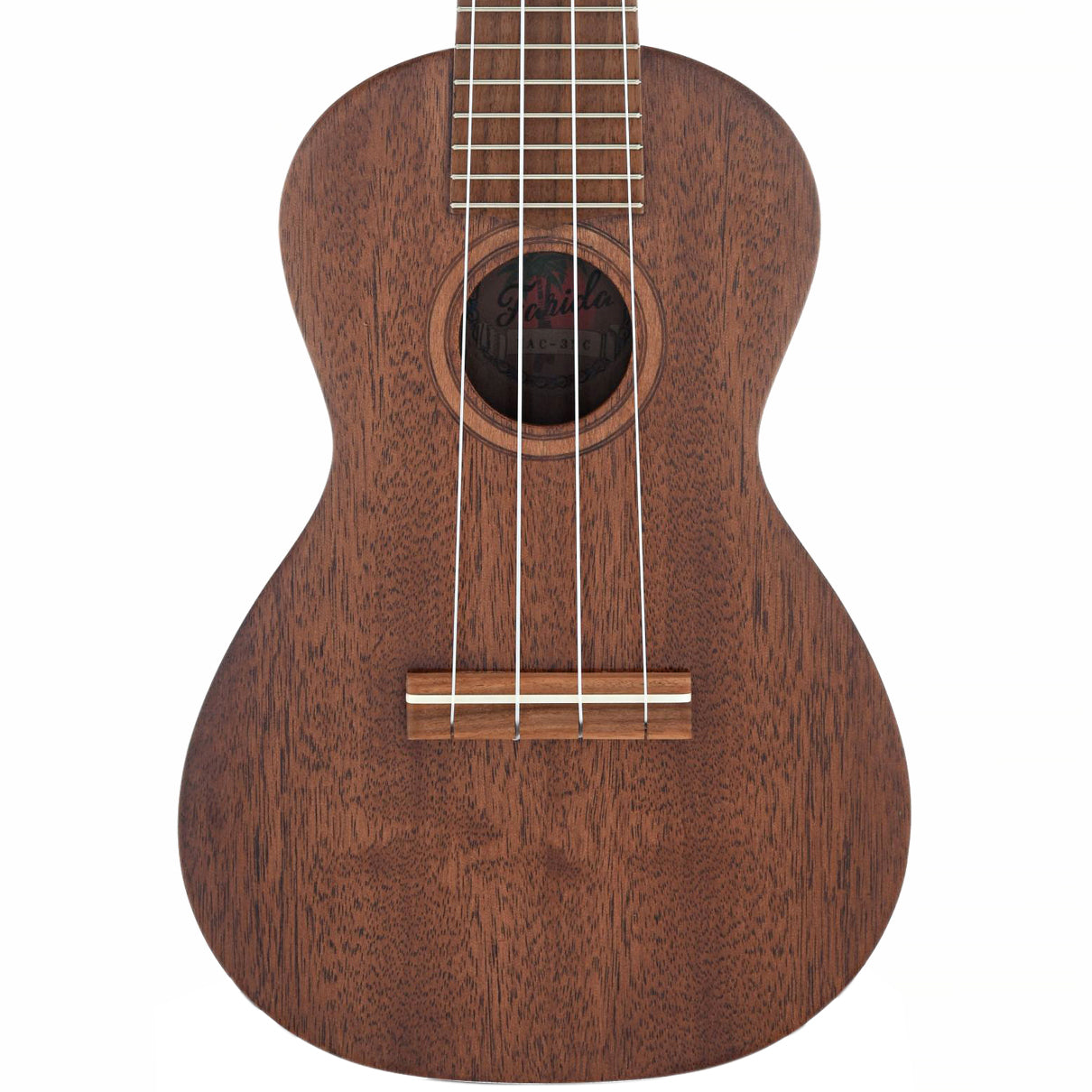 Front of Farida KAC-3 NC Concert Ukulele