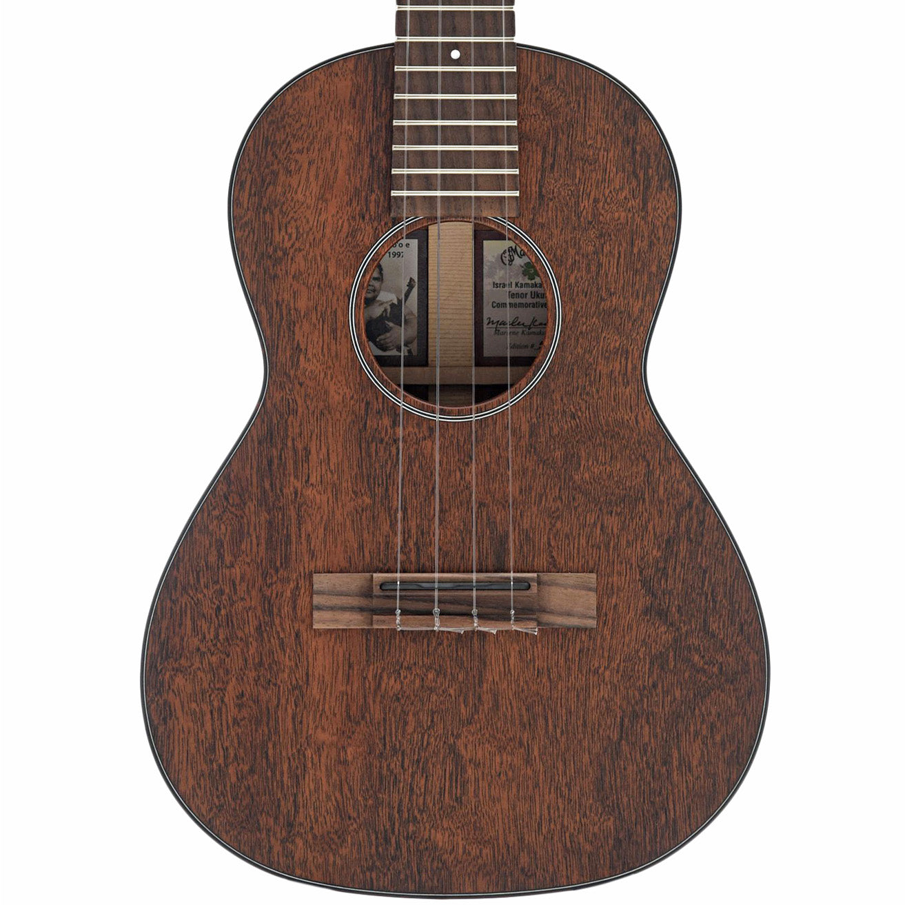 Front of Martin 1T Iz Tenor Ukulele, Israel Kamakawiwo'ole Commemorative Model