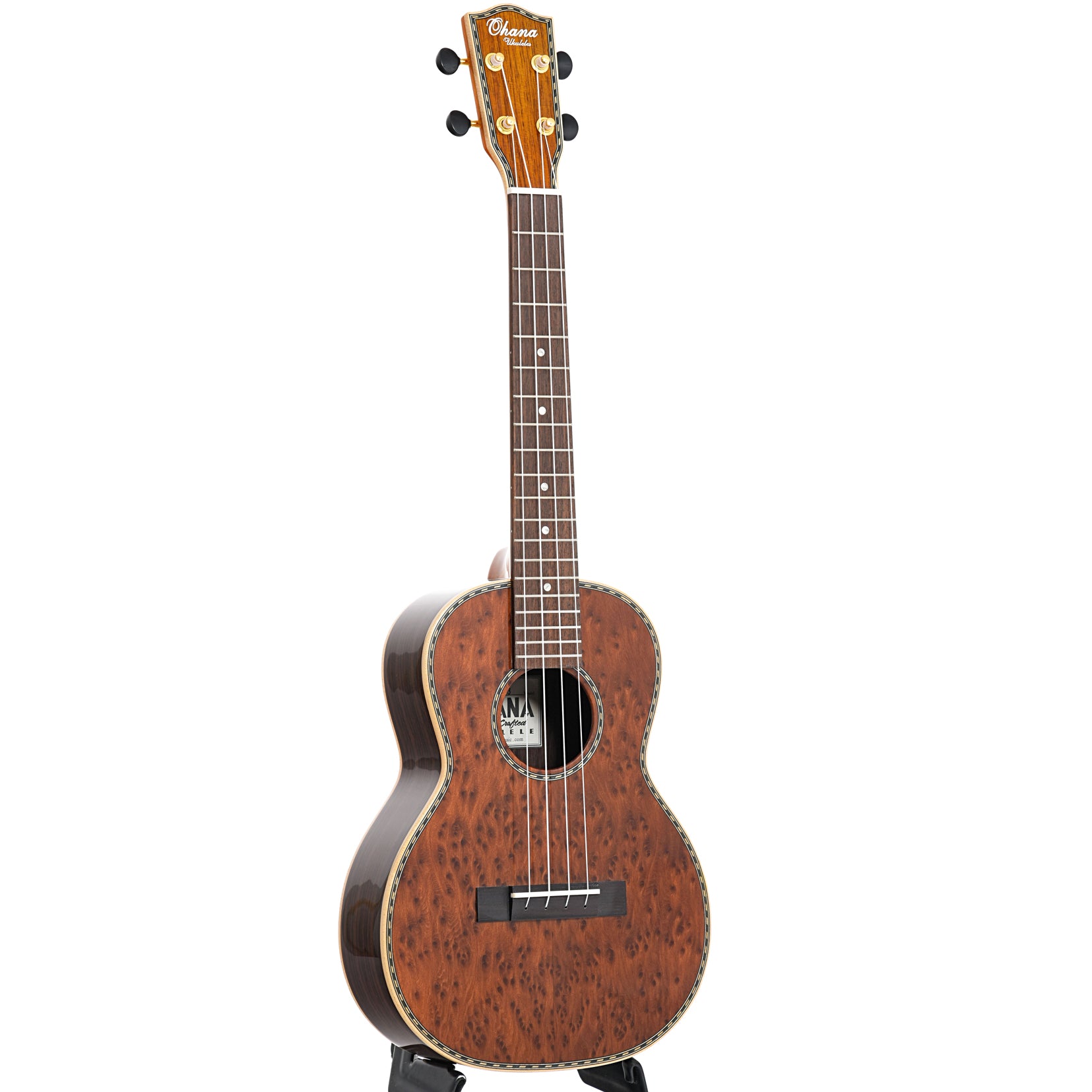 Image 11 of Ohana TK-43 Limited Edition Tenor Ukulele- SKU# TK43 : Product Type Tenor Ukuleles : Elderly Instruments