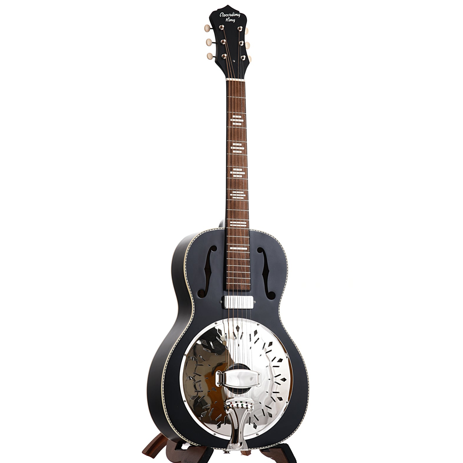 Recording King RPH R2 E MBK Dirty 30s Minnie Bucker Resonator Guitar Matte Black