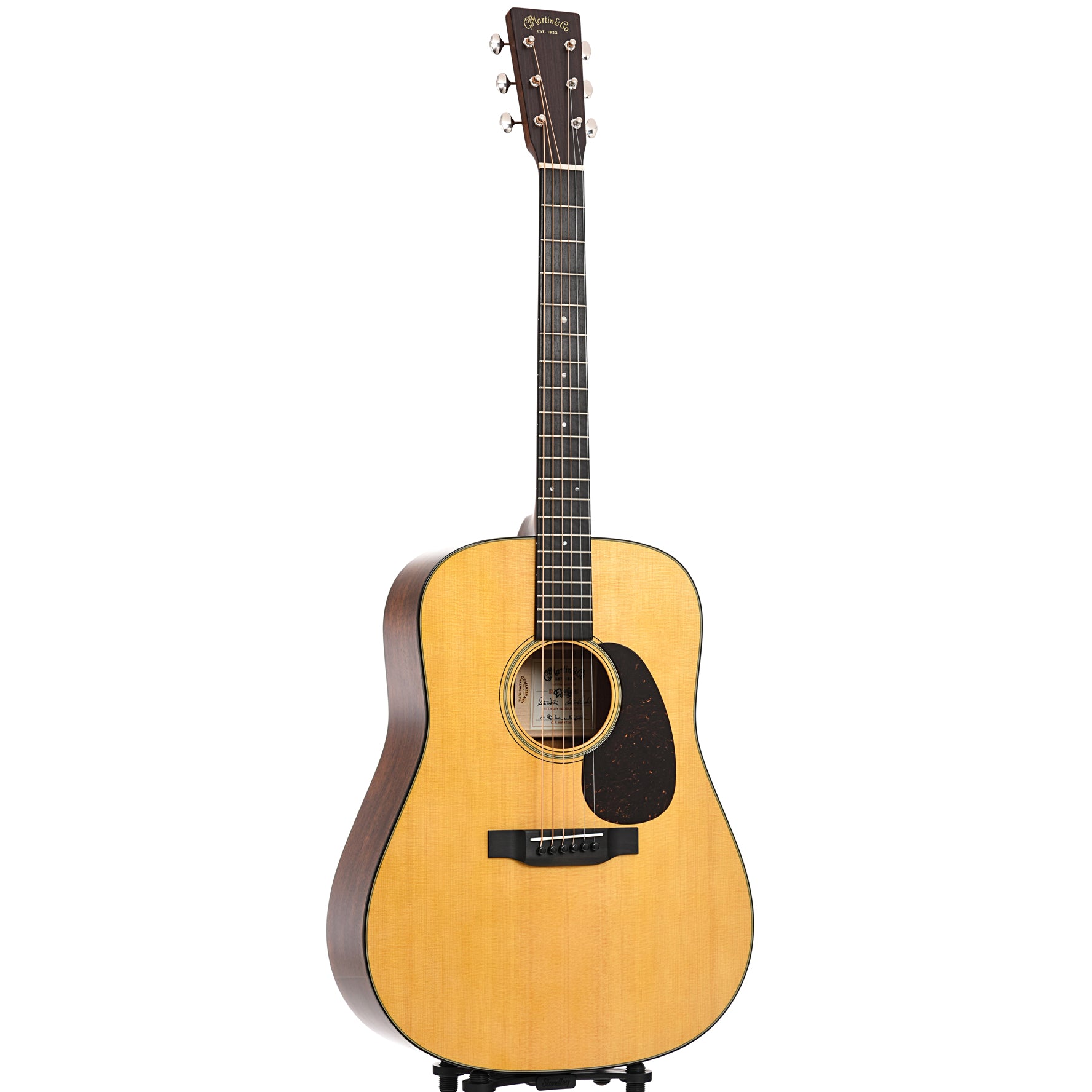 Full front and side of Martin Custom 18-Style Dreadnought