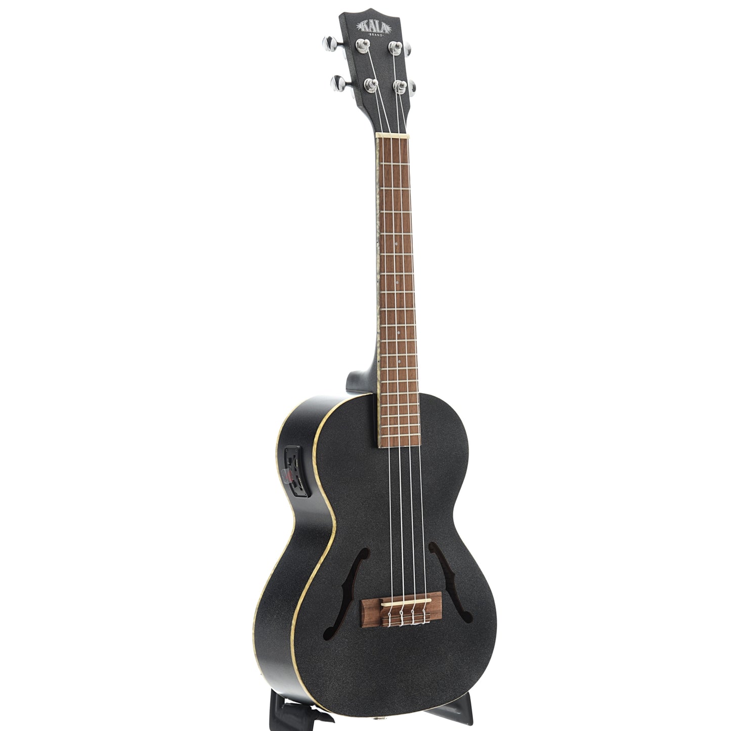 Image 1 of Kala KA-JTE/MTB Archtop Tenor Ukulele, Metallic Black Finish- SKU# KAJMTB : Product Type Tenor Ukuleles : Elderly Instruments