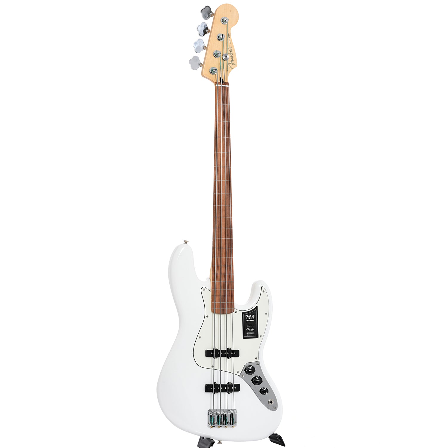 Fender Player Jazz Bass, Fretless, Polar White