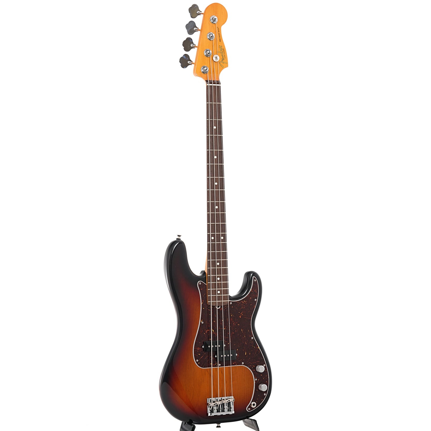 Full front and side of Fender Precision Pro II Electric Bass 