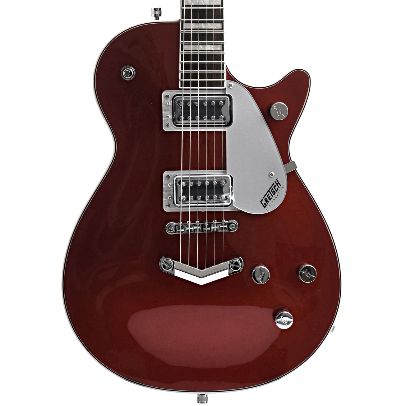 Front of Gretsch G5220 Electromatic Jet BT Single-Cut, Firestick Red