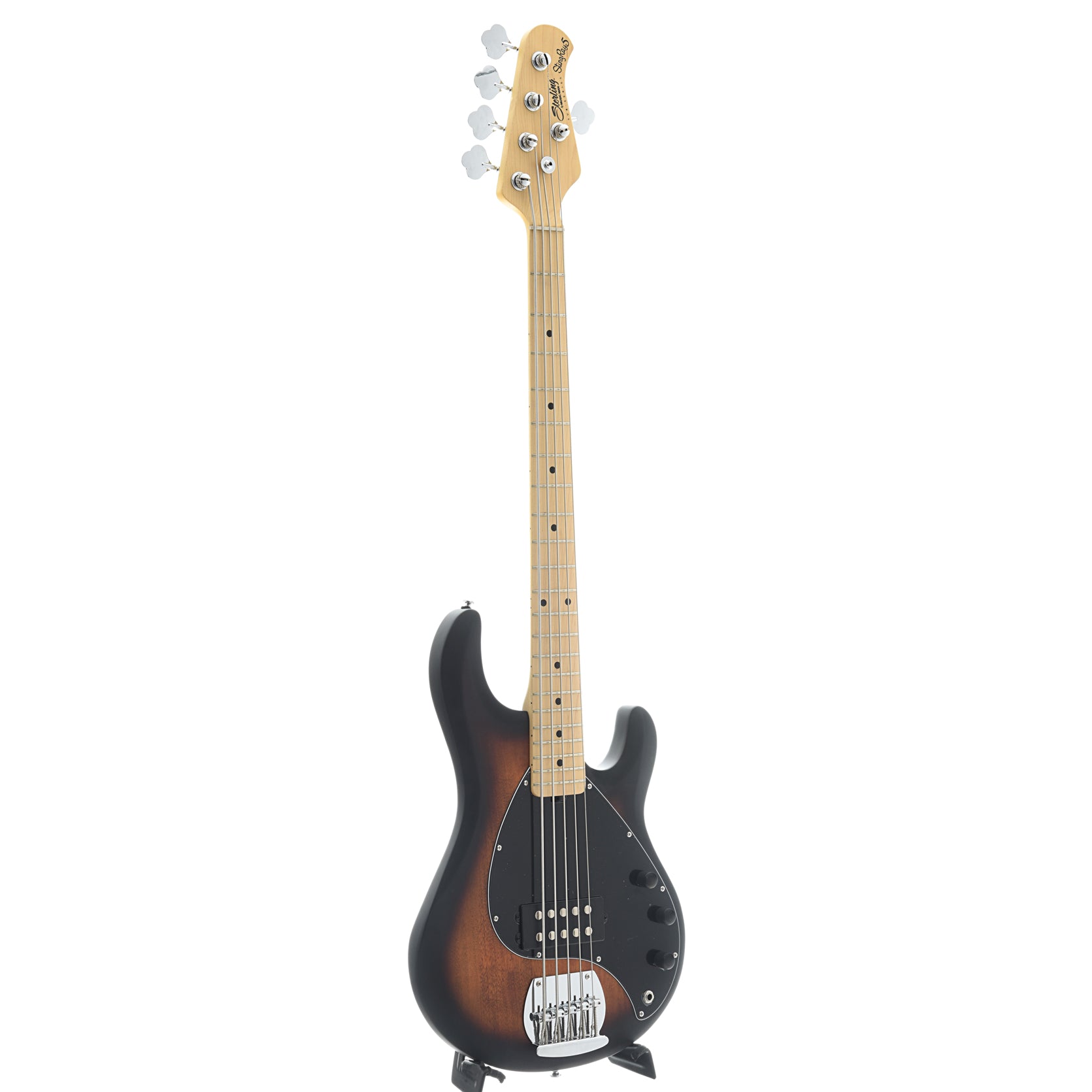 Image 2 of Sterling by Music Man StingRay5 5 String Bass, Satin Vintage Sunburst - SKU# RAY5-VSBS : Product Type Solid Body Bass Guitars : Elderly Instruments