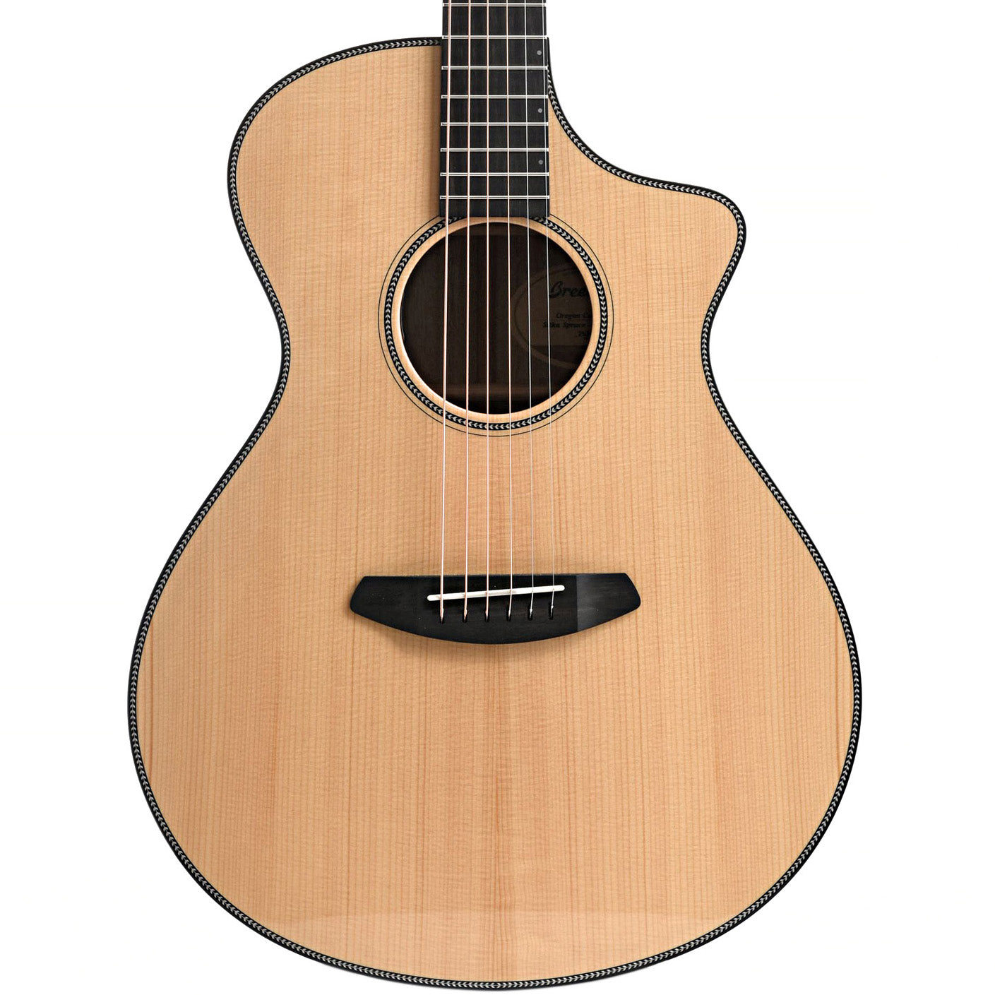 Front of Breedlove Oregon Series Concert CE Sitka