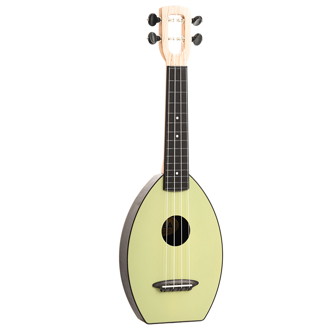 Image 11 of Magic Fluke Company Flea Ukulele, Soprano, Pistachio Finish with Cinch Sack - SKU# MFFLE-S-P : Product Type Soprano Ukuleles : Elderly Instruments