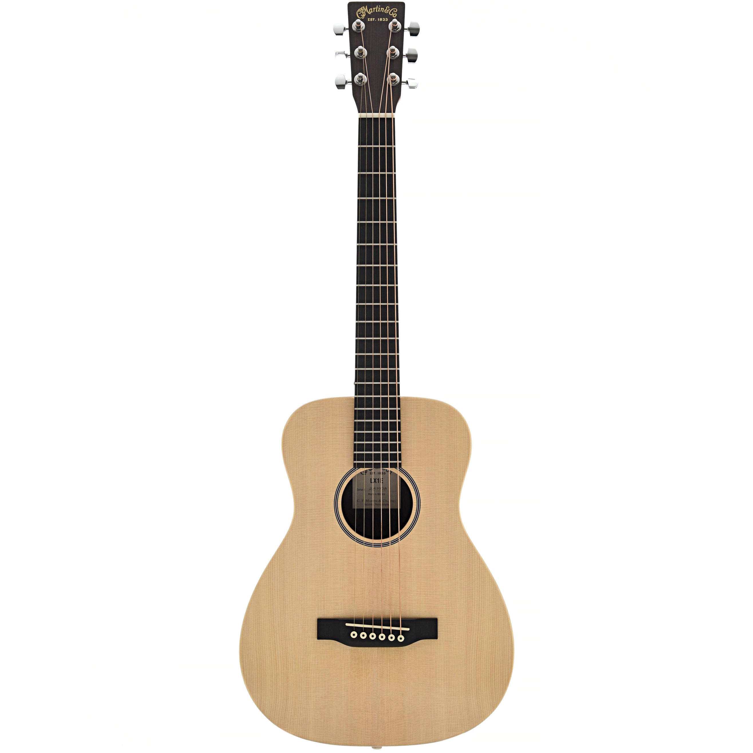 Martin LX1E Lefthanded Little Martin Solid Spruce Top Guitar with Pick –  Elderly Instruments