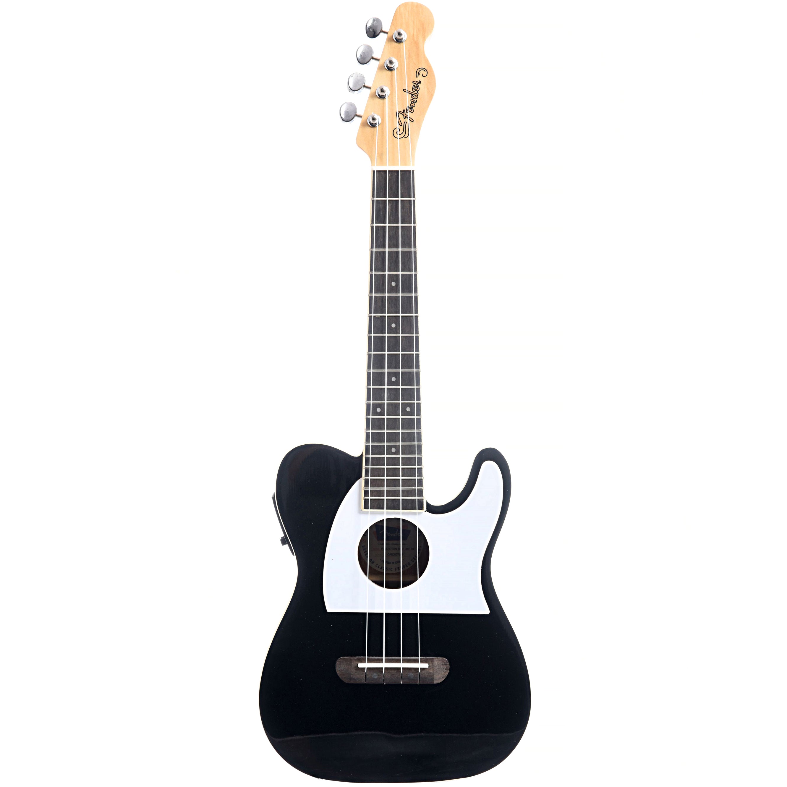 Fender Fullerton Tele Ukulele Black Elderly Instruments