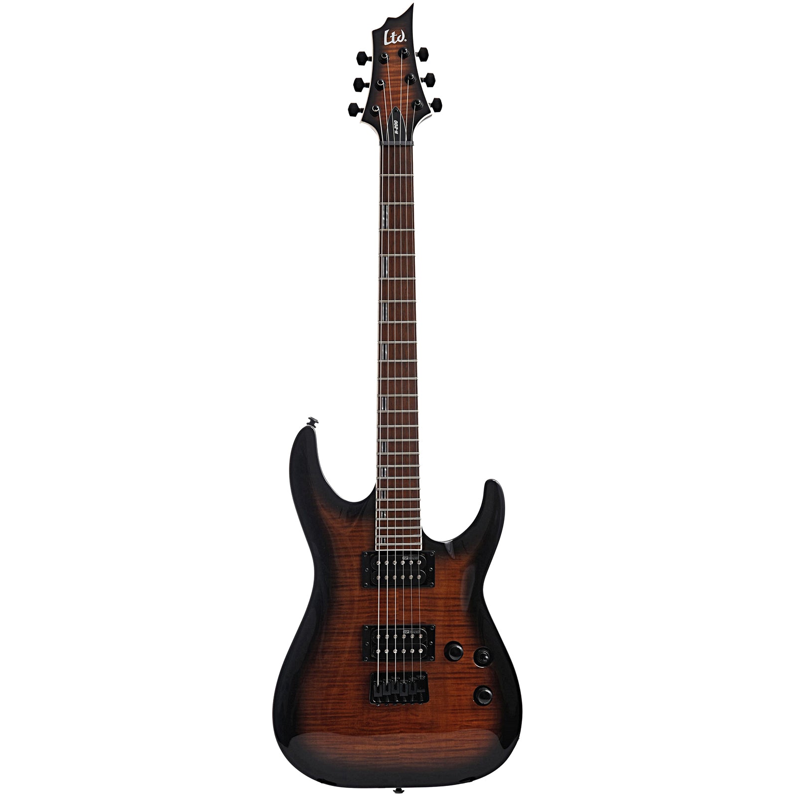 ESP LTD H-200FM Electric Guitar, Dark Brown Sunburst Finish – Elderly ...