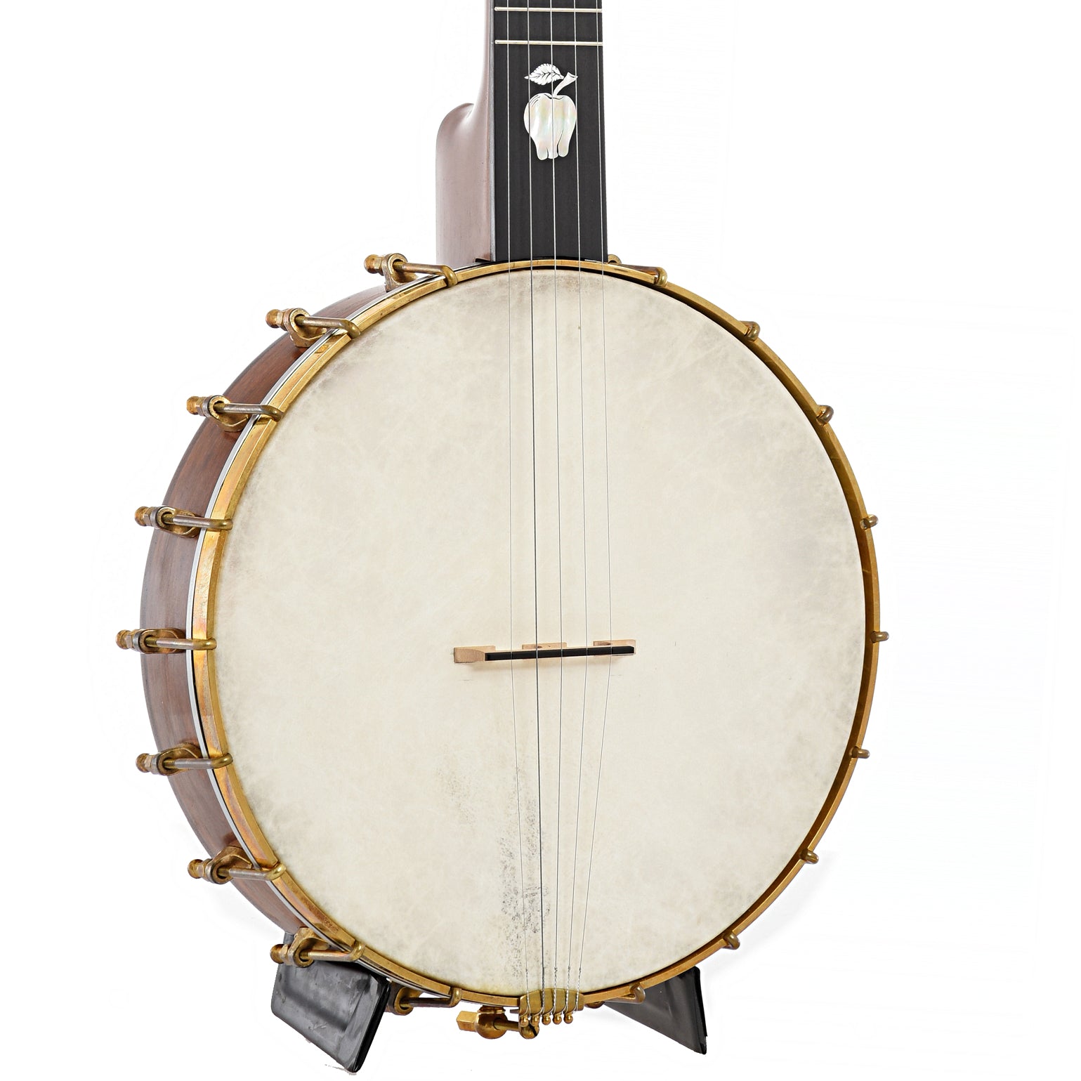 Front of Baugus Short Scale Open Back Banjo