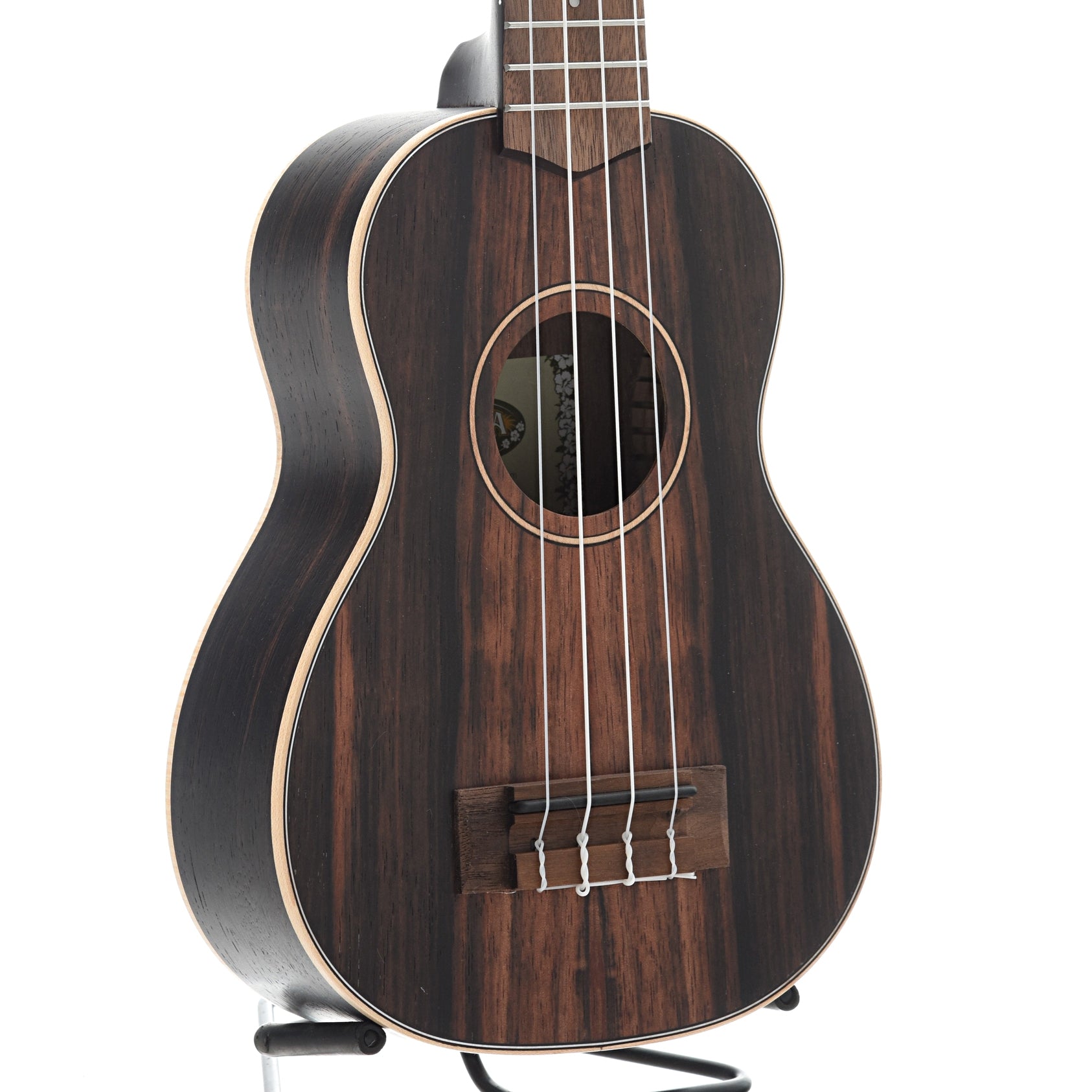 Kala KA-EBY-S Striped Ebony Soprano Ukulele – Elderly Instruments