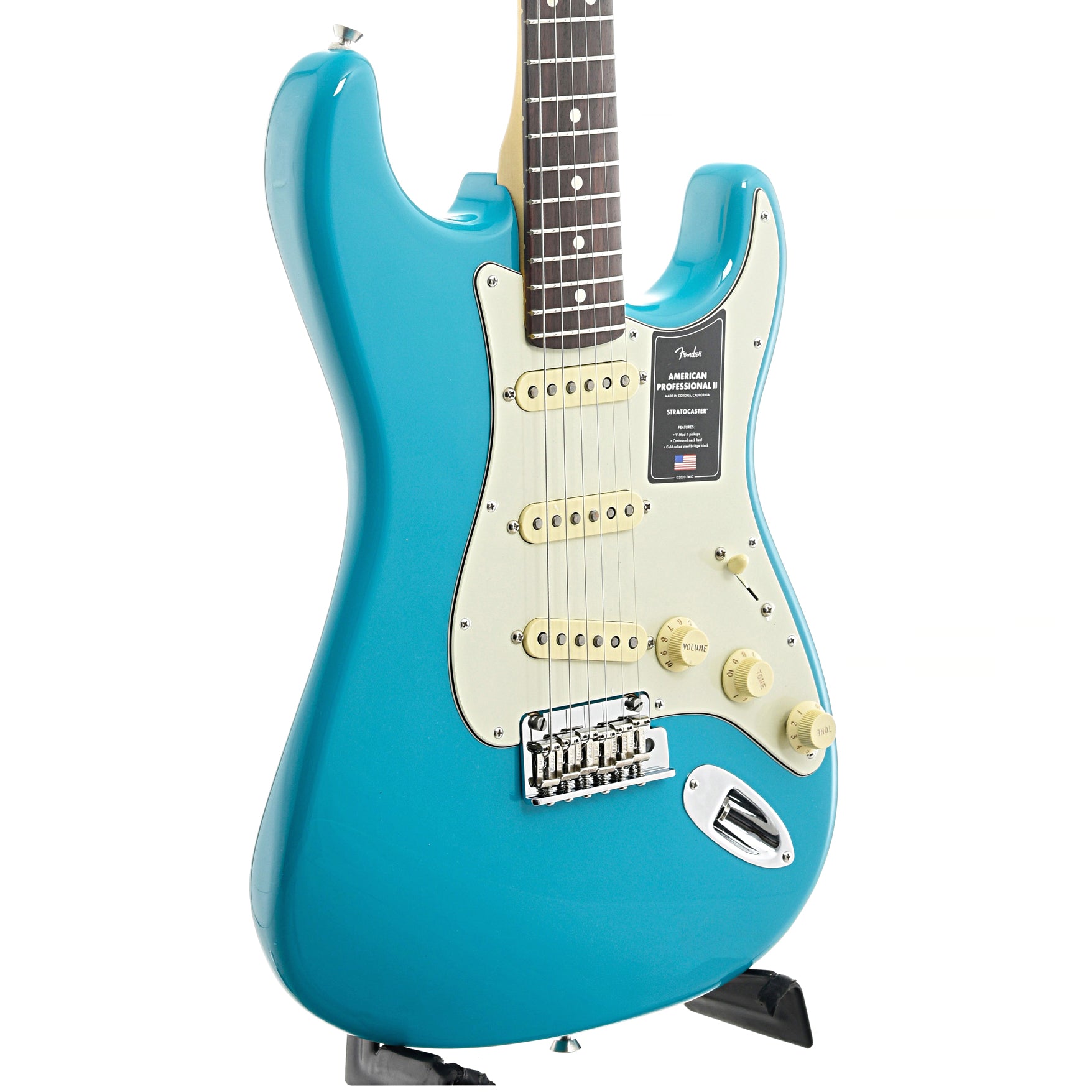 Fender American Professional II Stratocaster, Miami Blue – Elderly 