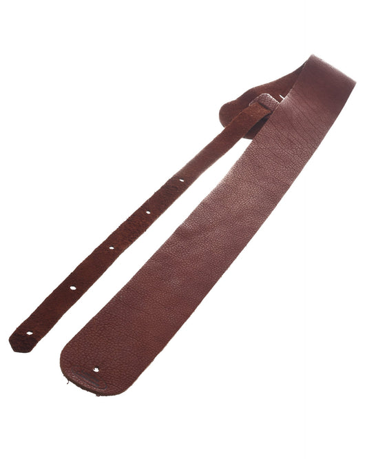 Front of LAKOTA LEATHERS 3" GUITAR STRAP, ROSEWOOD