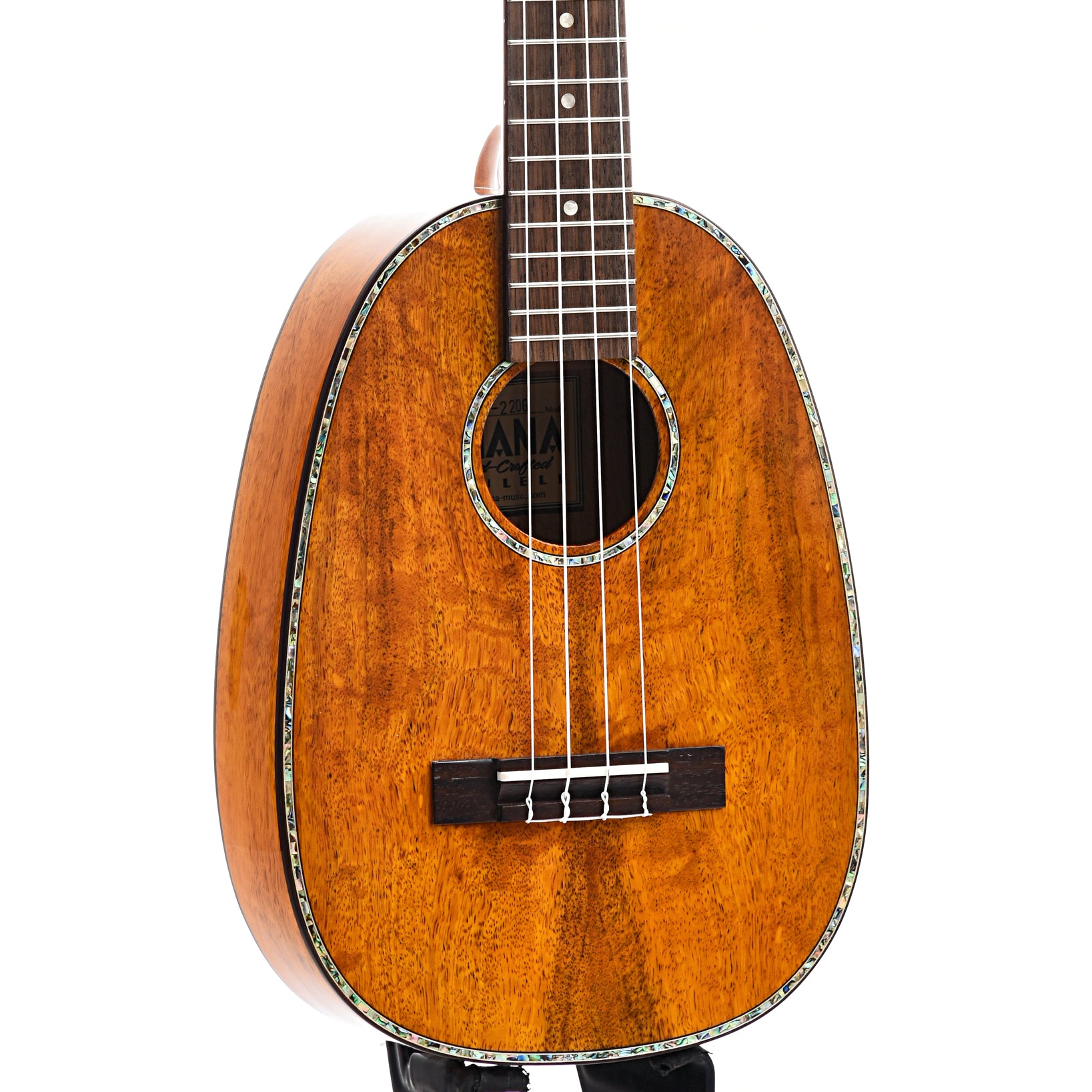 Image 3 of Ohana PKT-220G Pineapple Tenor Ukulele - SKU# PKT220G : Product Type Tenor Ukuleles : Elderly Instruments