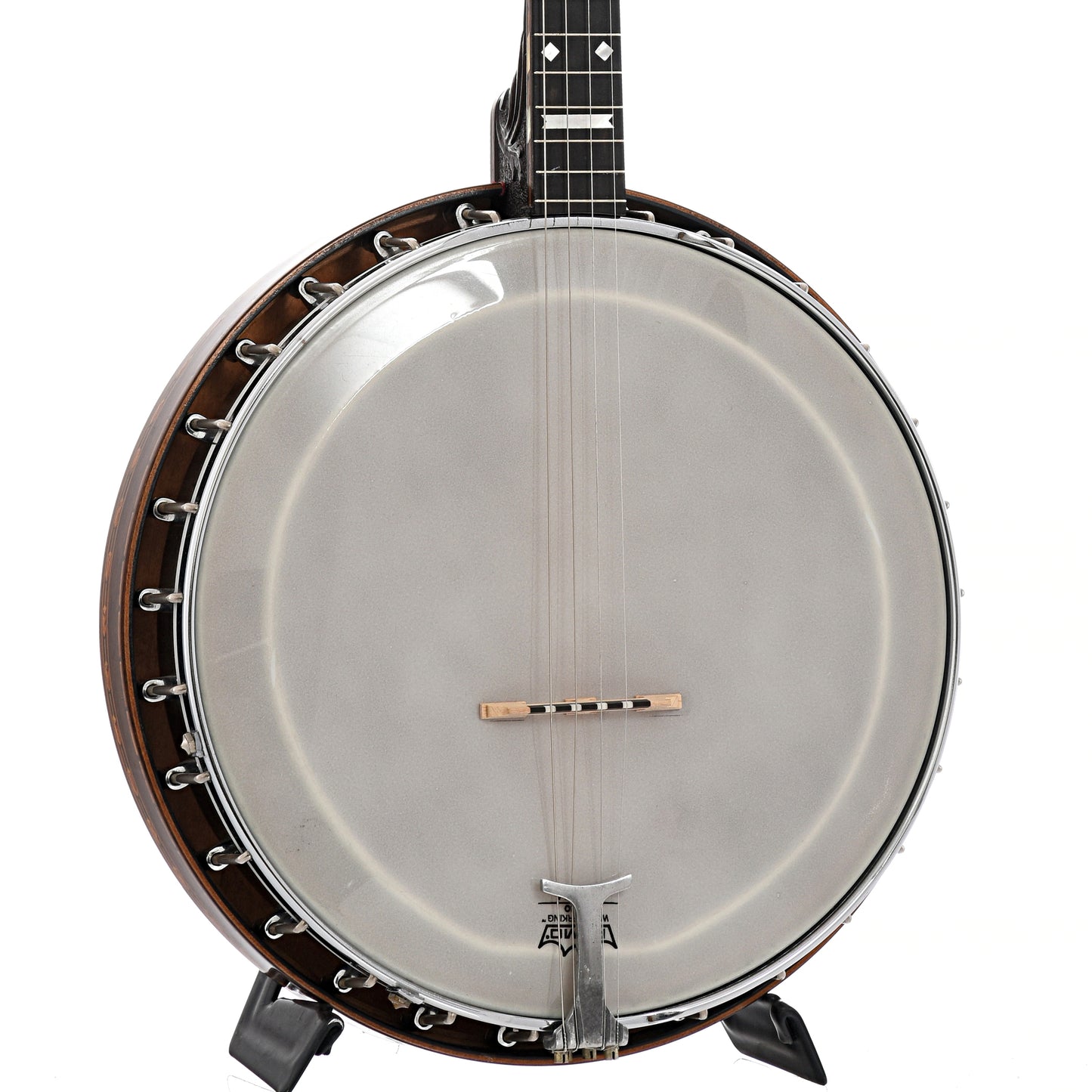 front and side of Van Eps Tenor Banjo