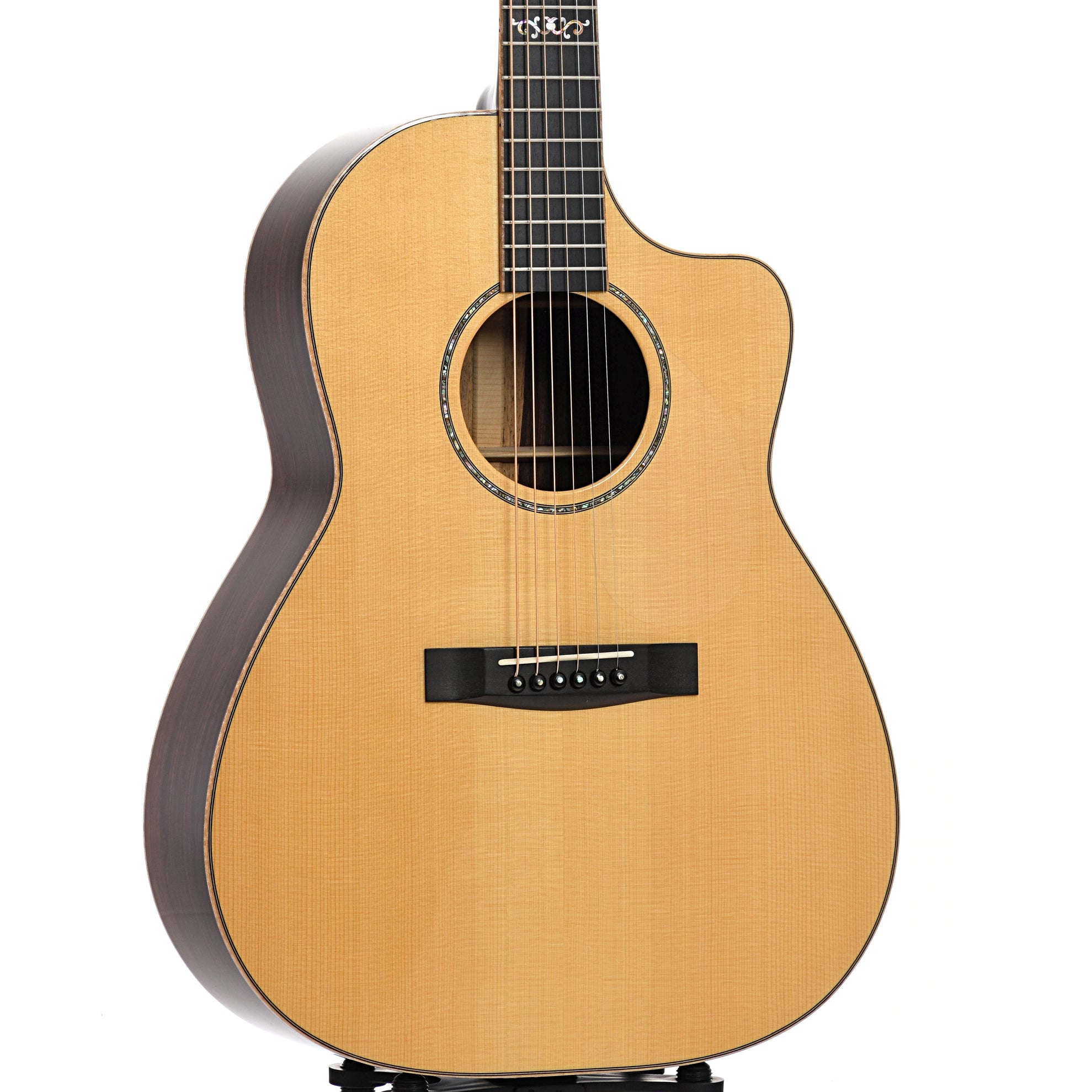 Huss Dalton CM Custom Cocobolo Acoustic Guitar 2014 Elderly