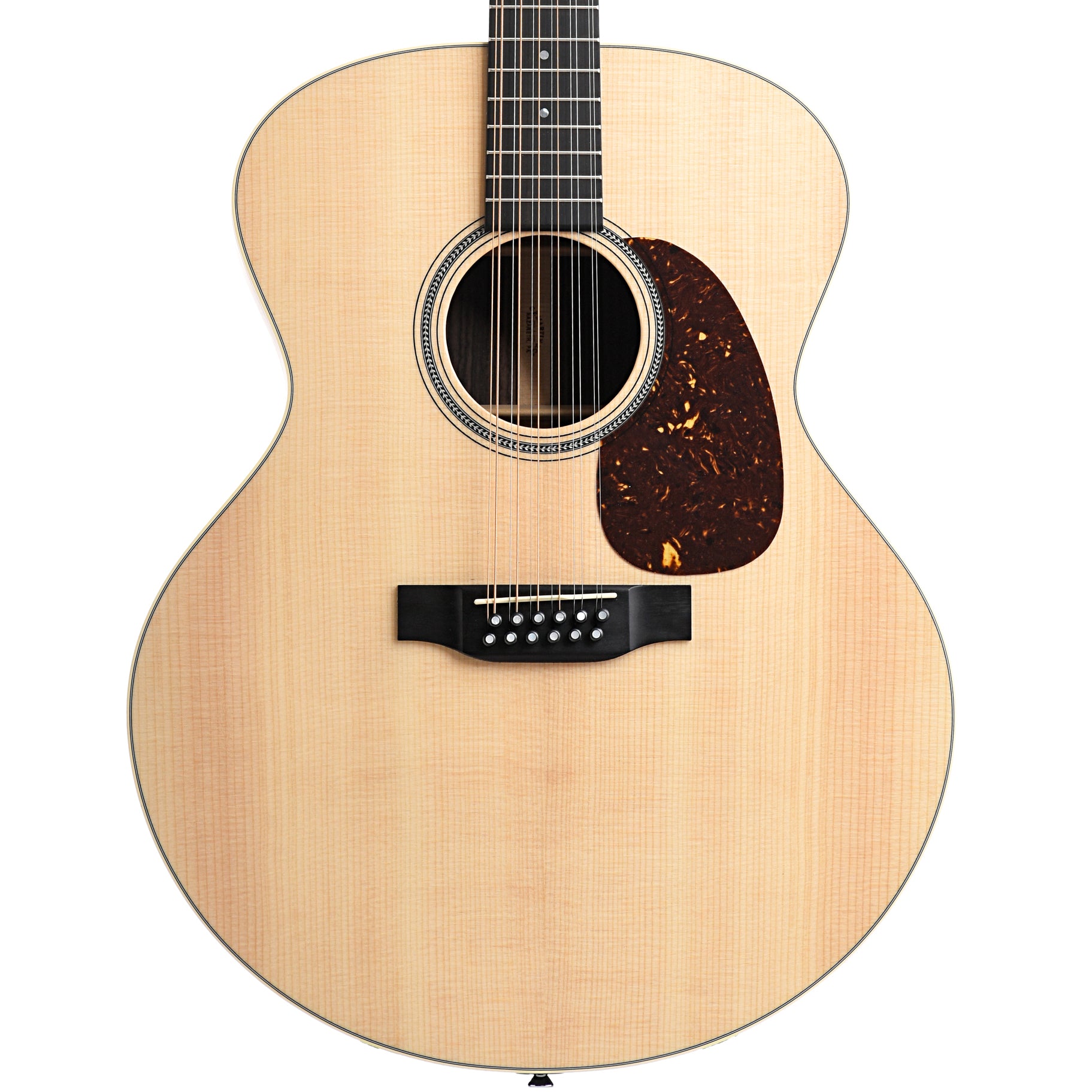 Front of Martin Grand J-16E Thin-Body 12-String Guitar 