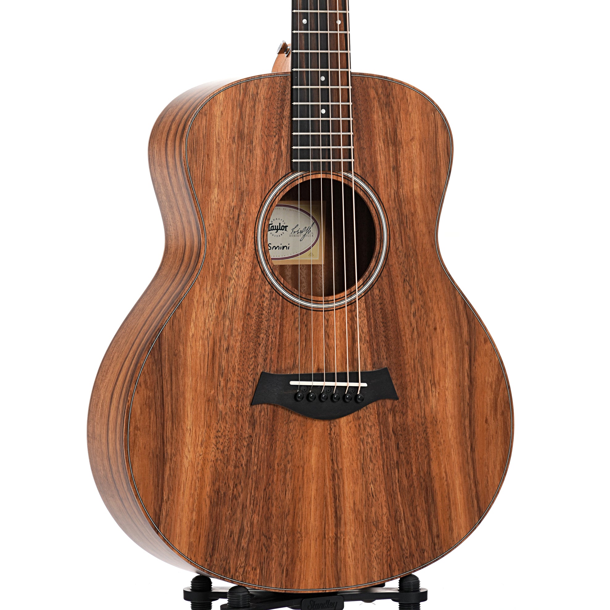 Taylor GS Mini e Koa 6 String Acoustic Guitar Gigbag Left