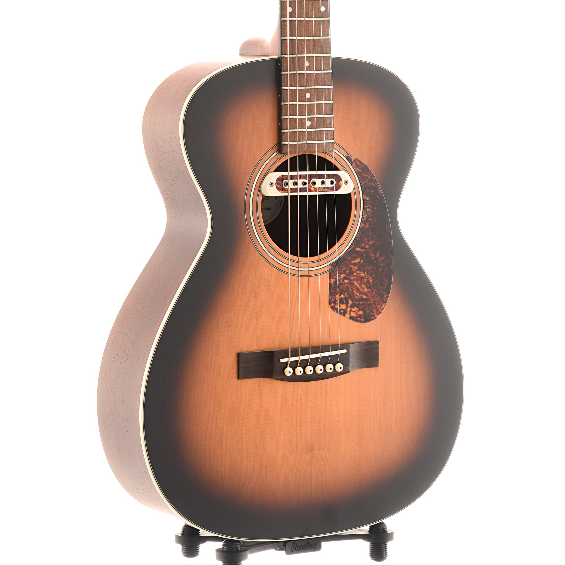 Image 1 of Guild Archback Troubadour M240E Sunburst Guitar with Pickup- SKU# GWM240E-VS : Product Type Flat-top Guitars : Elderly Instruments