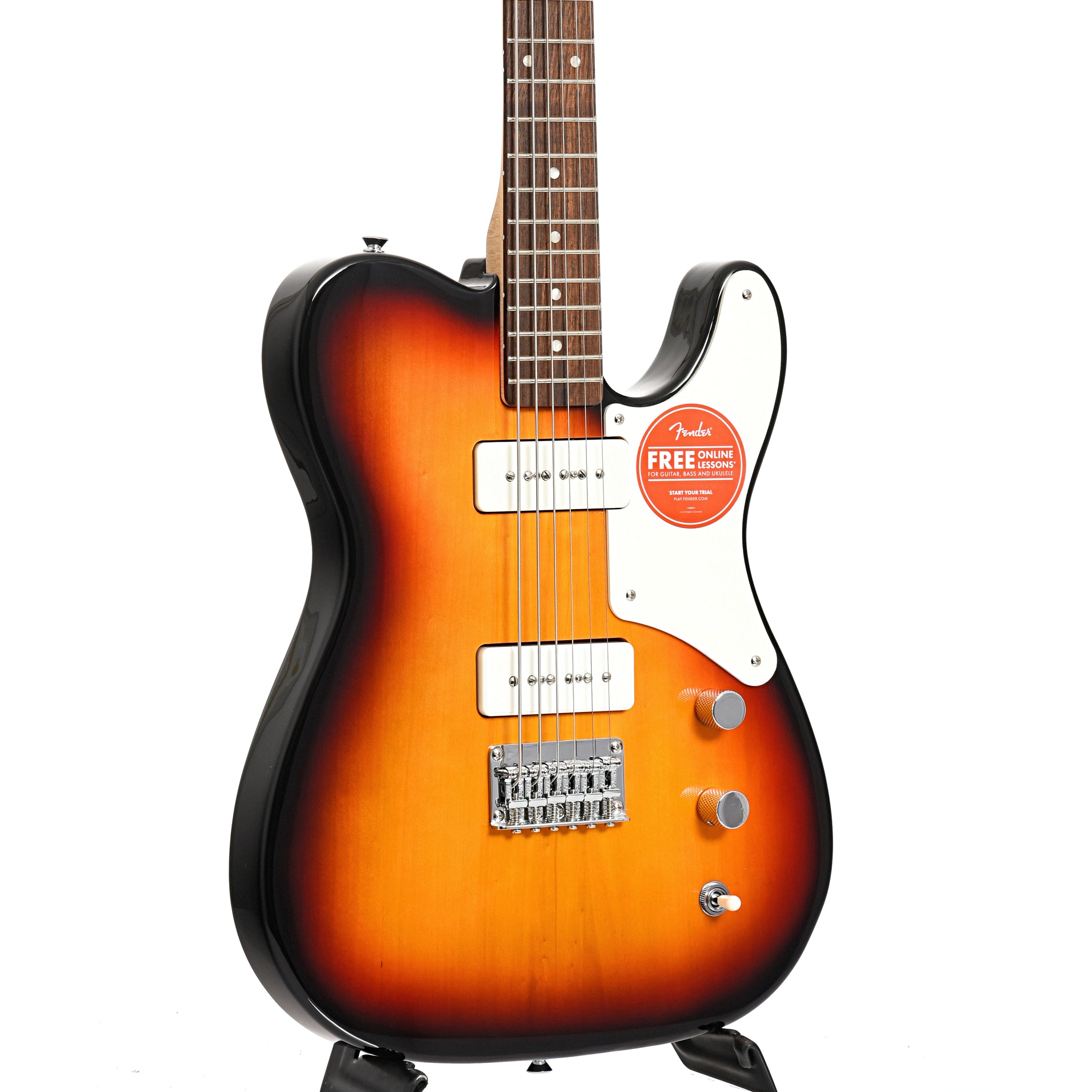 Squier Paranormal Baritone Cabronita Telecaster, 3-Color Sunburst – Elderly  Instruments