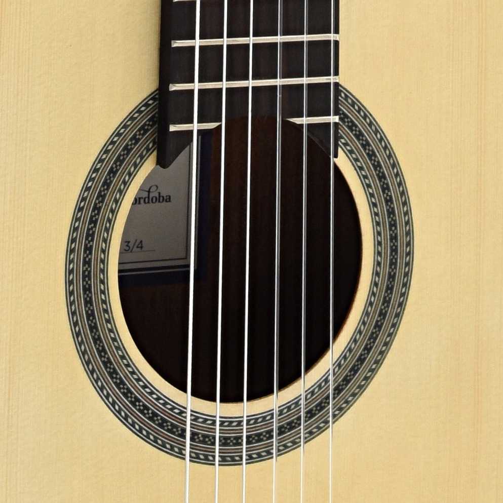 sound hole of Cordoba C1M 3/4 Size Nylon 