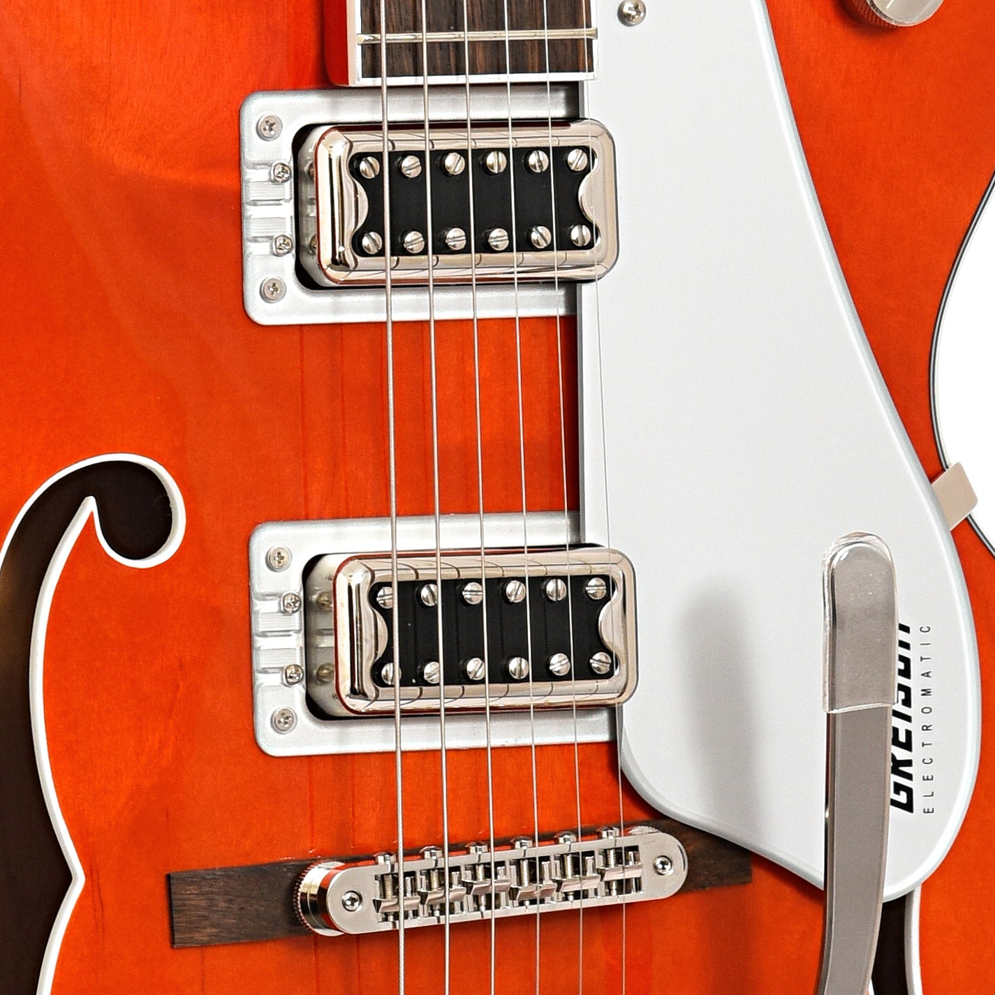 Image 5 of Gretsch G5420T Electromatic Classic Hollow Body Single Cut with Bigbsy, Orange Stain - SKU# G5420T-ORG : Product Type Hollow Body Electric Guitars : Elderly Instruments