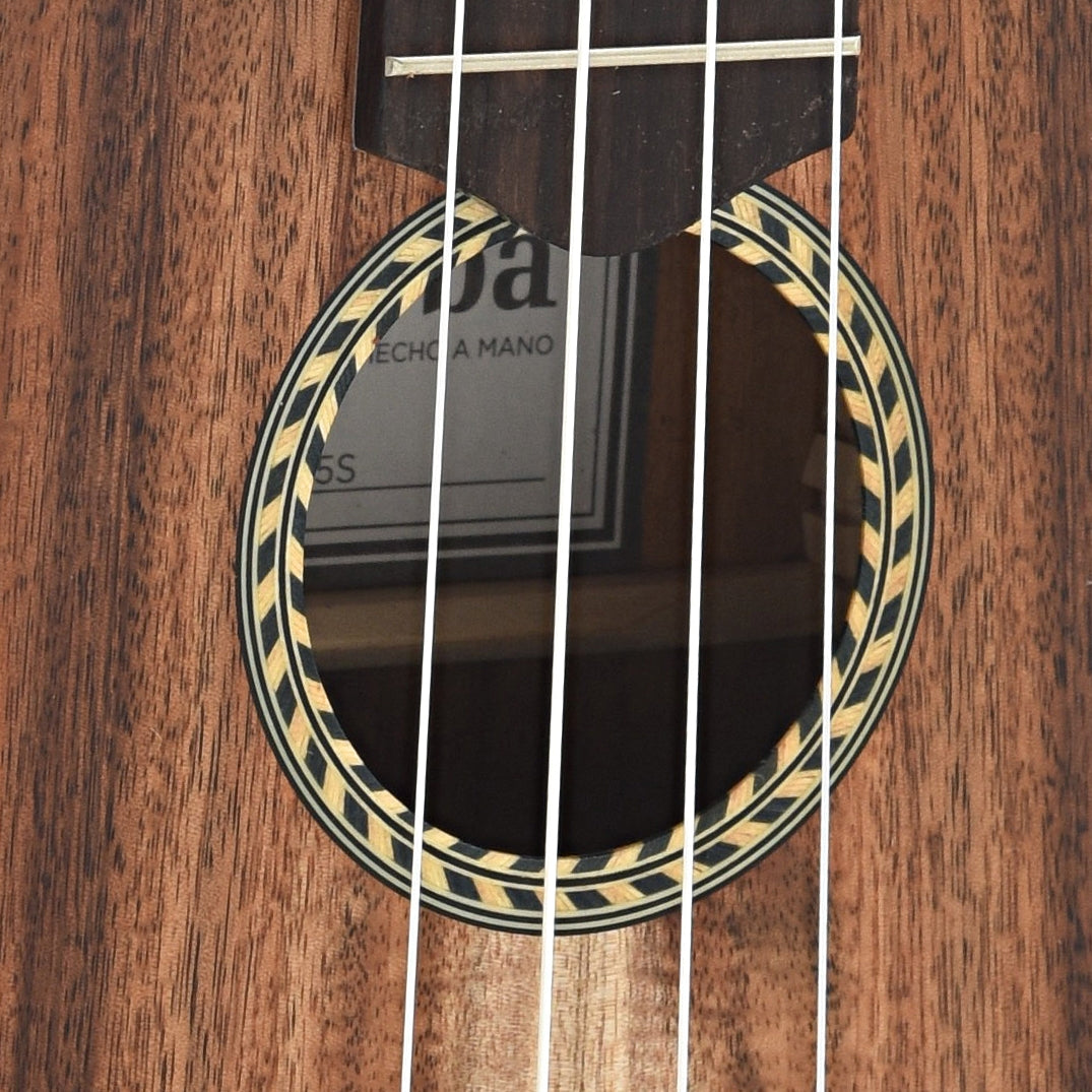 sound hole ofCordoba 25S Soprano Ukulele