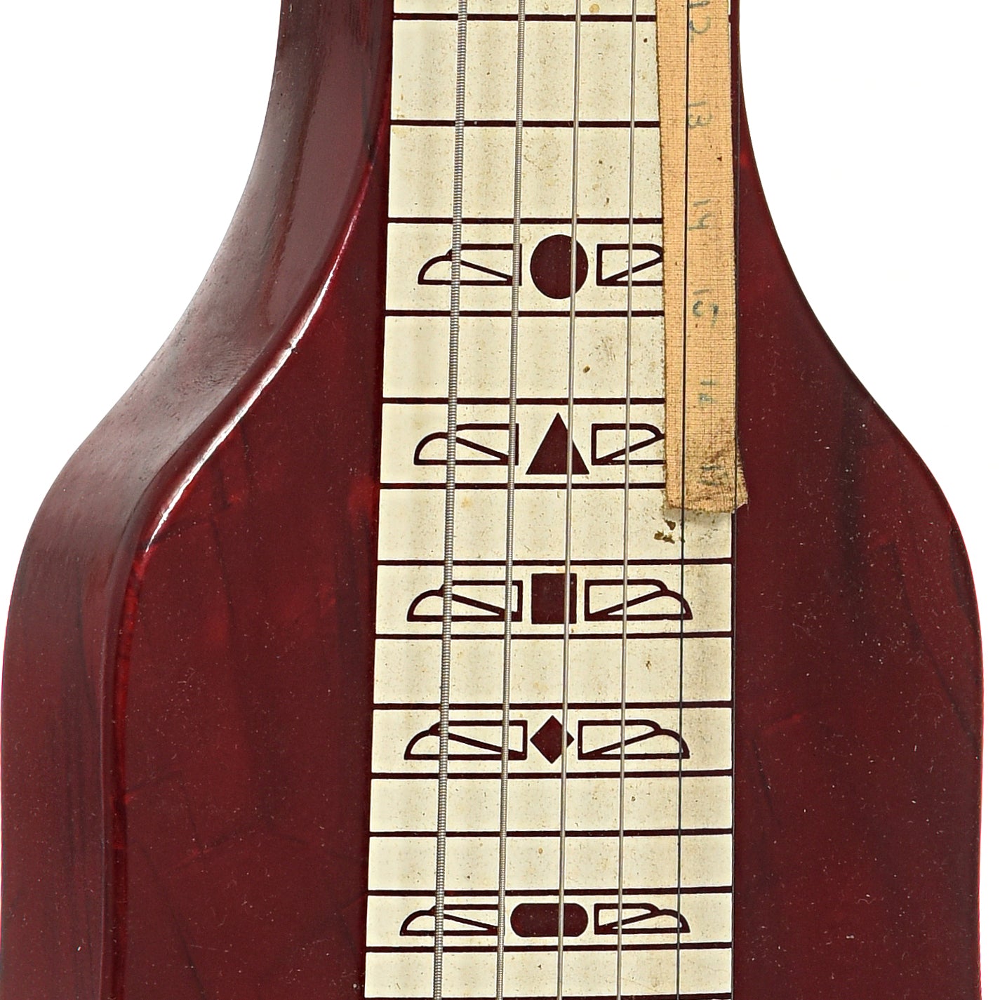 Upper bout of Oahu Model 1444 Lap Steel (1957)