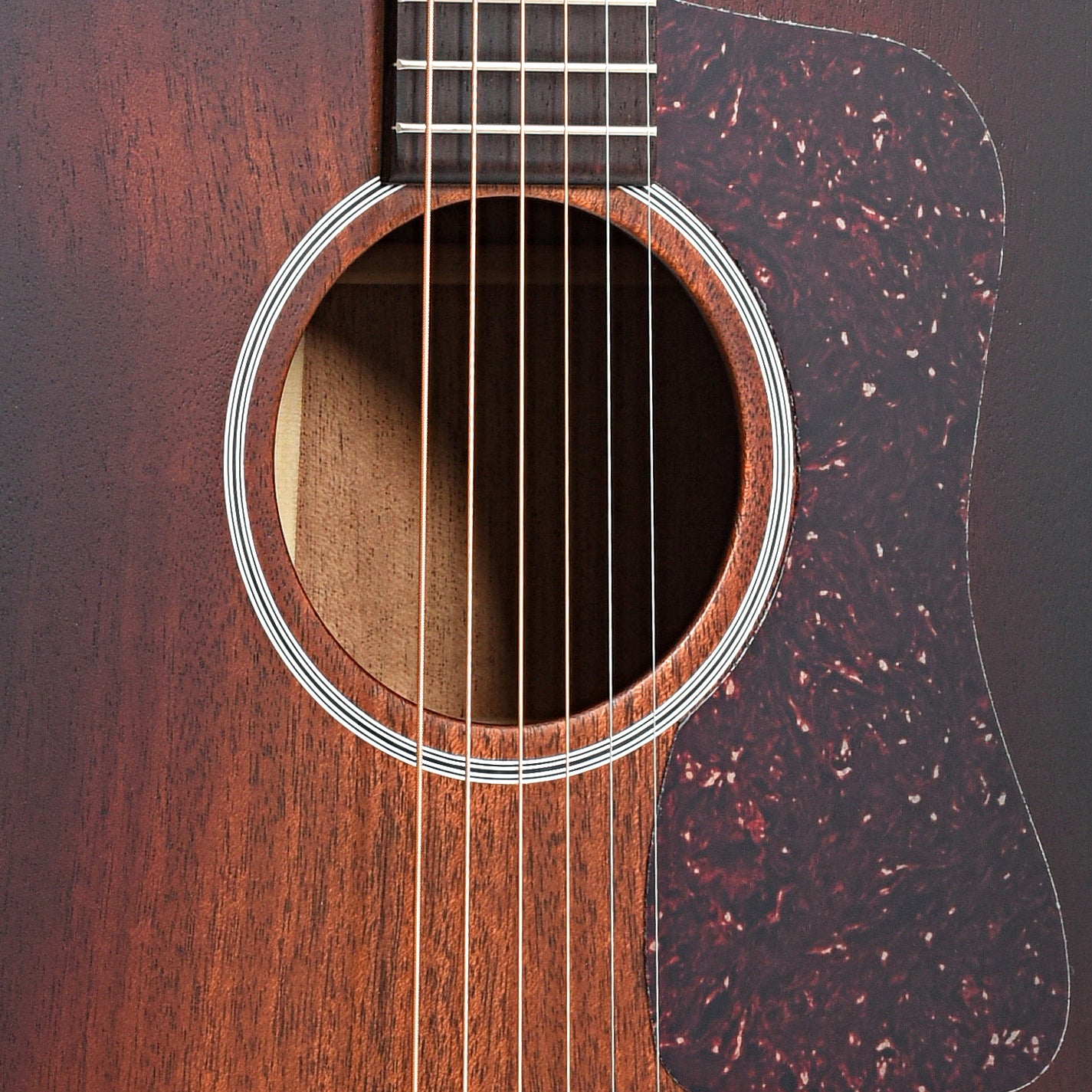 Image 5 of Guild USA D-20 VSB Sunburst All-Mahogany Guitar & Case - SKU# GD20VS : Product Type Flat-top Guitars : Elderly Instruments