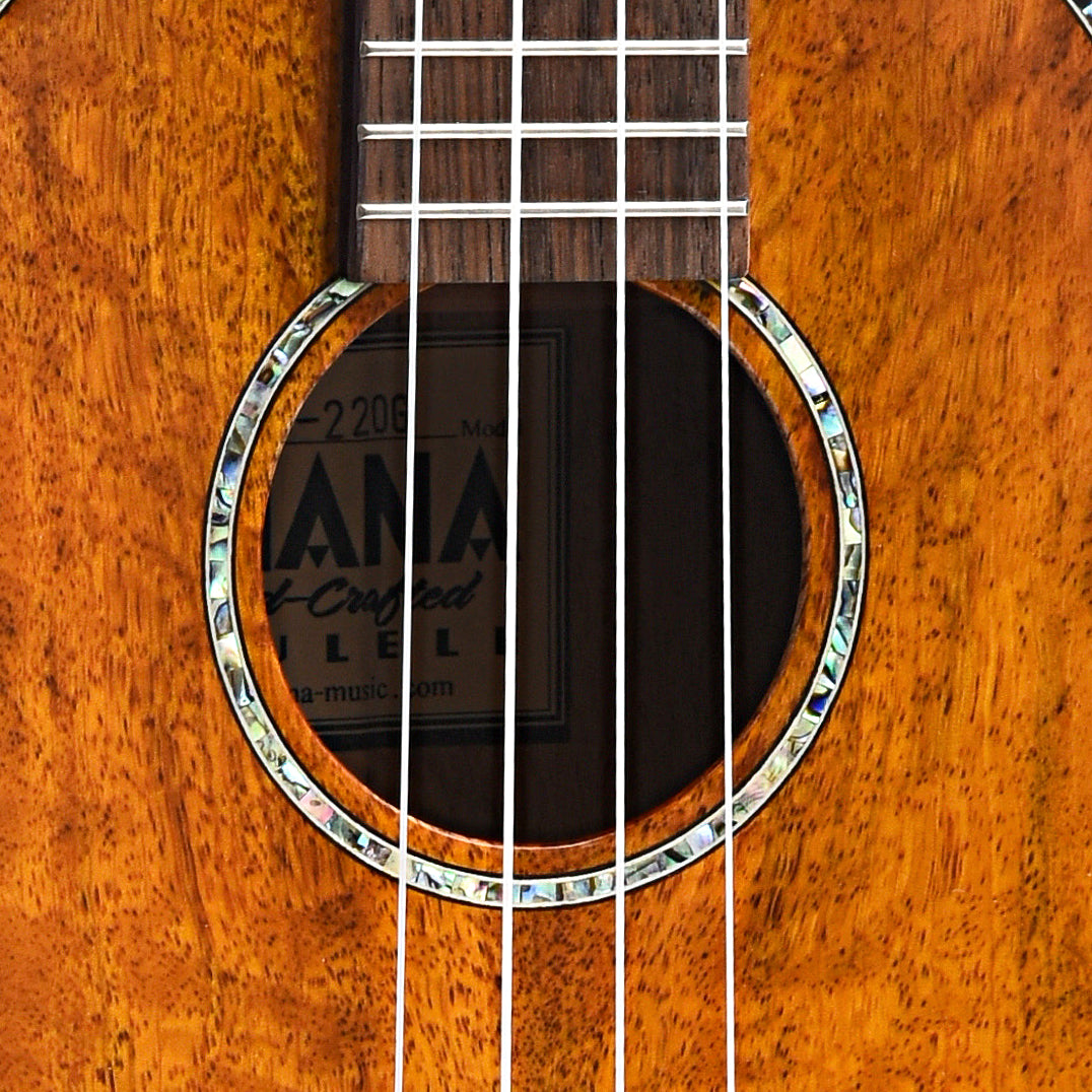 Image 5 of Ohana PKT-220G Pineapple Tenor Ukulele - SKU# PKT220G : Product Type Tenor Ukuleles : Elderly Instruments