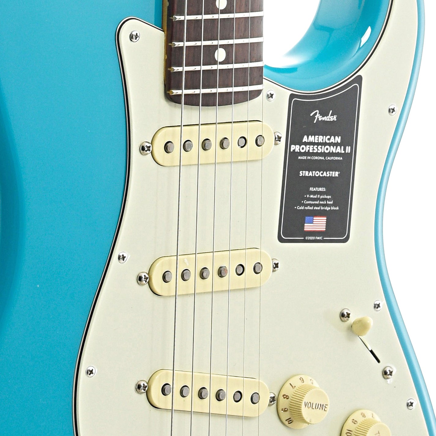 Fender American Professional II Stratocaster, Miami Blue – Elderly 