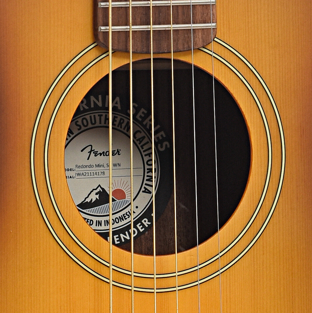 Fender/Redondo Mini Sunburst ミニアコースティックギター フェンダー