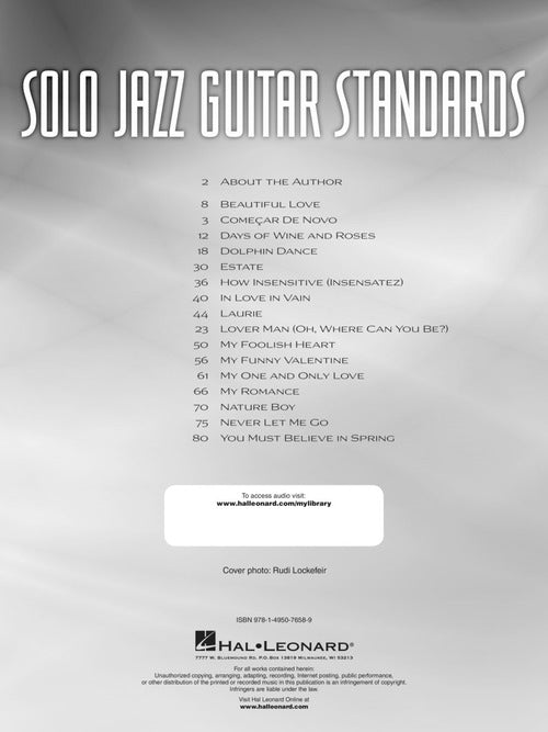 Image 2 of Solo Jazz Guitar Standards - SKU# 49-198371 : Product Type Media : Elderly Instruments