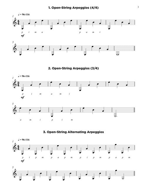 Image 3 of Fingerpower - Primer Level: Effective Technique for Fingerstyle/Classical Guitar - SKU# 49-225660 : Product Type Media : Elderly Instruments