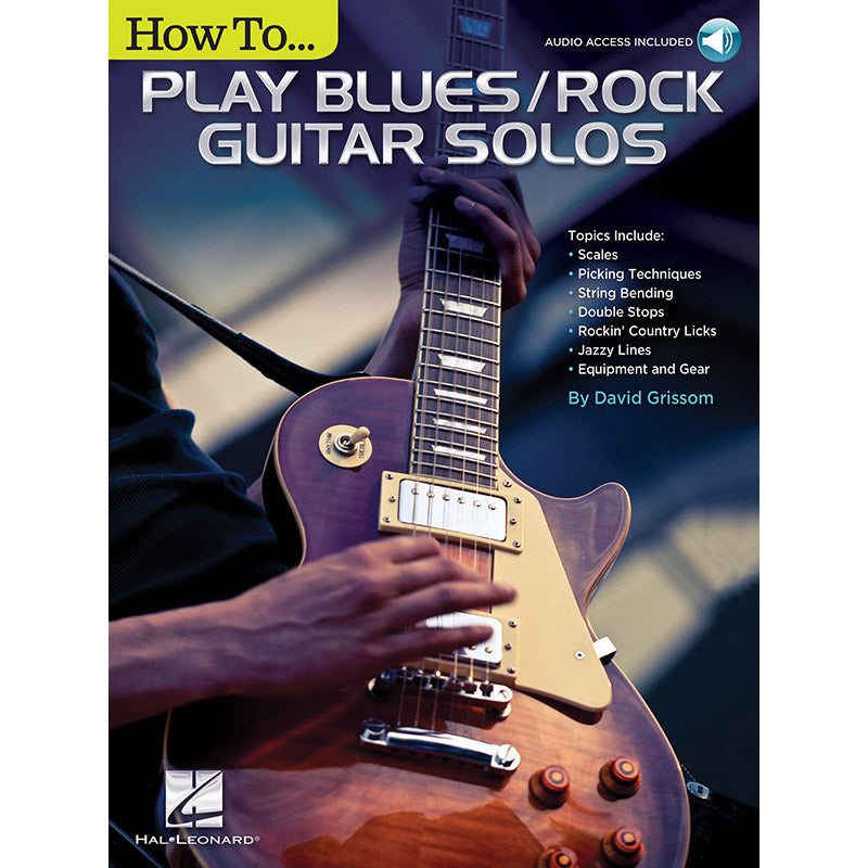 Image 1 of How to Play Blues/Rock Guitar Solos - SKU# 49-249561 : Product Type Media : Elderly Instruments