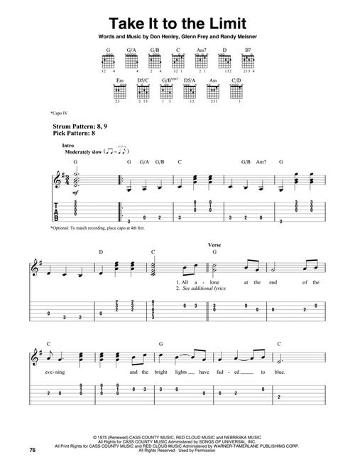 Get Over It" Sheet Music by Eagles for Guitar Tab/Vocal