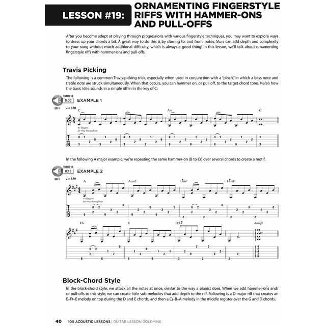 Image 5 of 100 Acoustic Lessons - Guitar Lesson Goldmine - SKU# 49-696456 : Product Type Media : Elderly Instruments