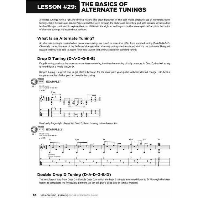 Image 6 of 100 Acoustic Lessons - Guitar Lesson Goldmine - SKU# 49-696456 : Product Type Media : Elderly Instruments