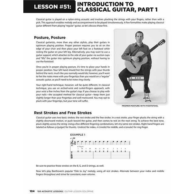 Image 7 of 100 Acoustic Lessons - Guitar Lesson Goldmine - SKU# 49-696456 : Product Type Media : Elderly Instruments