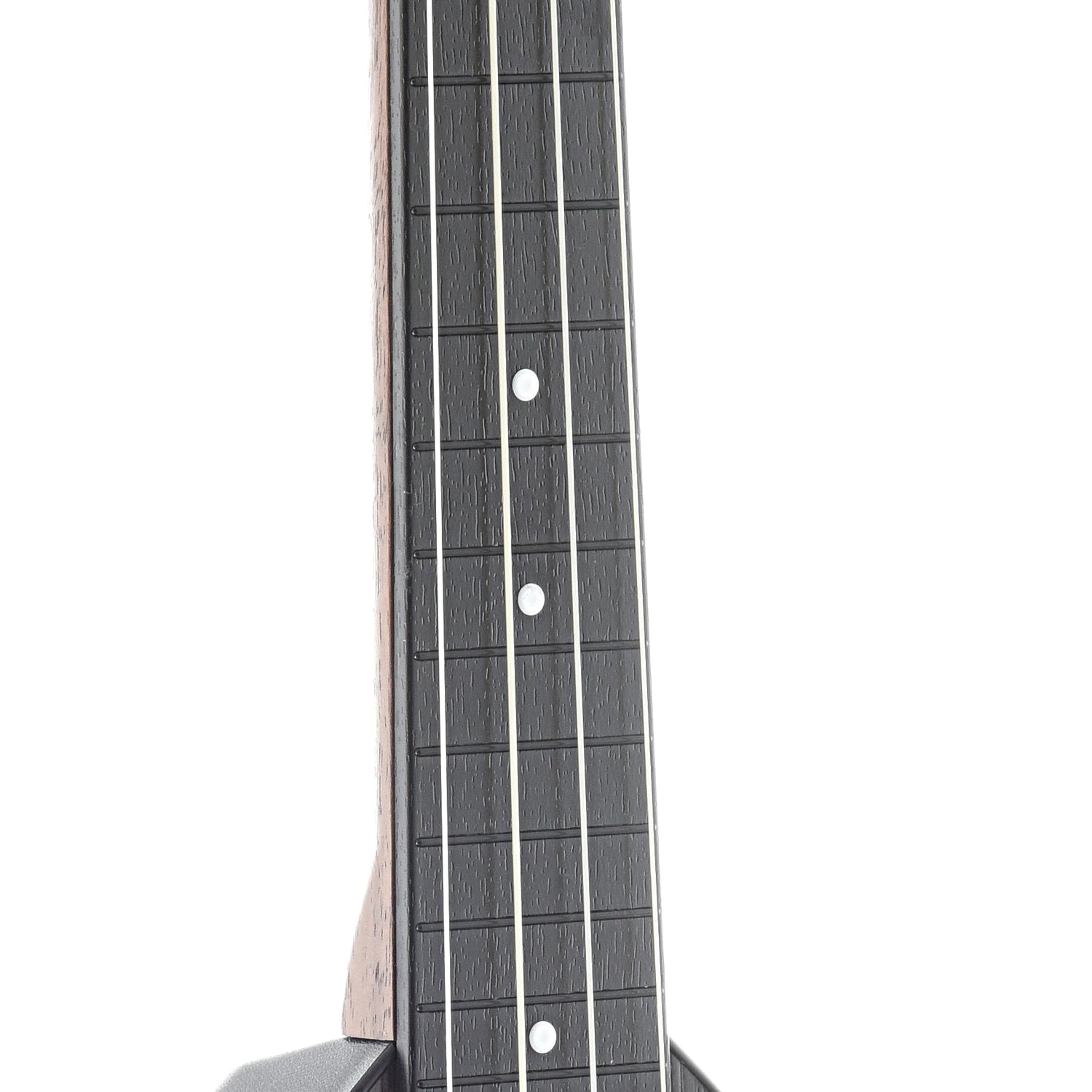 Magic Fluke Company Flea Ukulele, Soprano, Lava Black Finish with Gigb