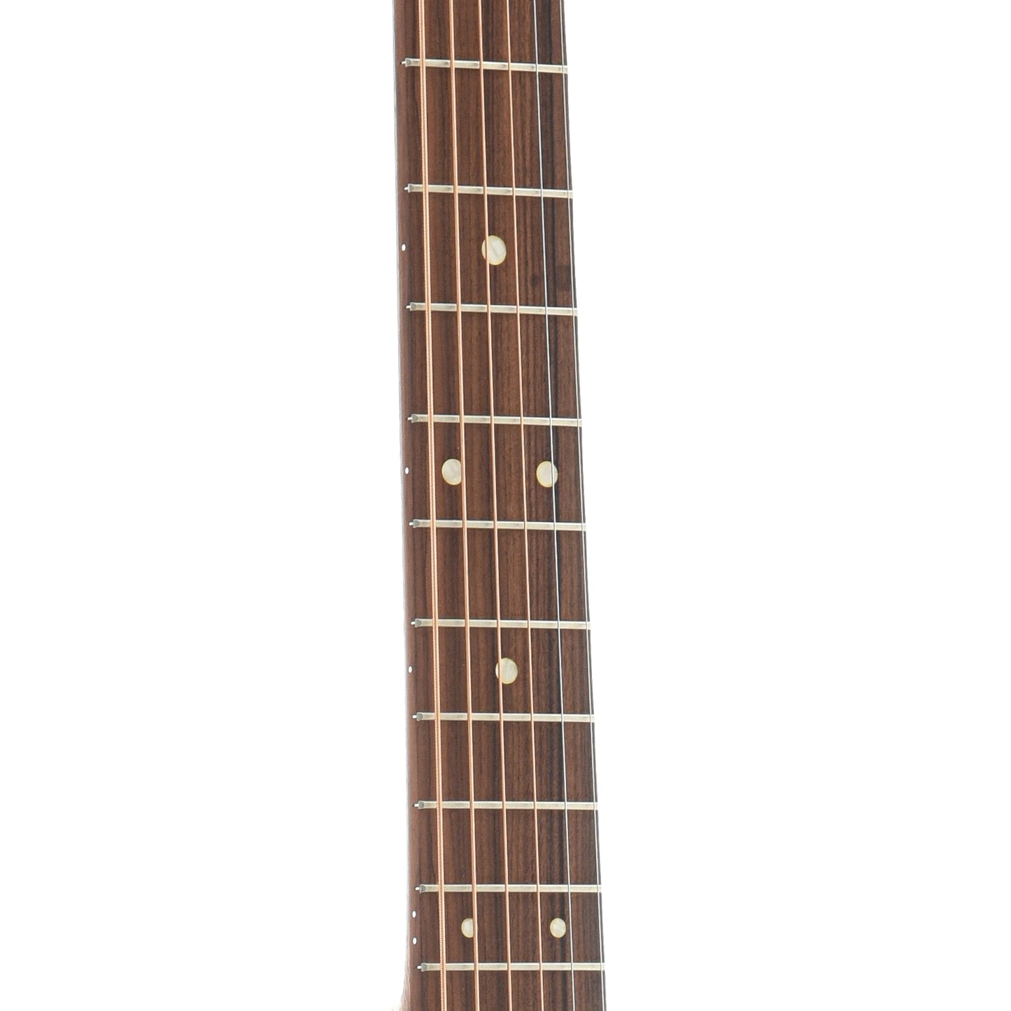 Fretboard of Martin GPC-X2E Mahogany Guitar