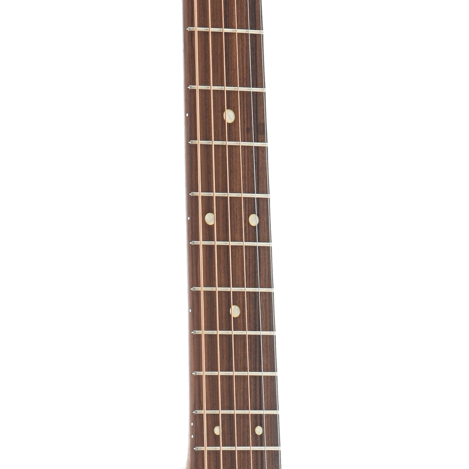 Fretboard of Martin GPC-X2E Mahogany Guitar