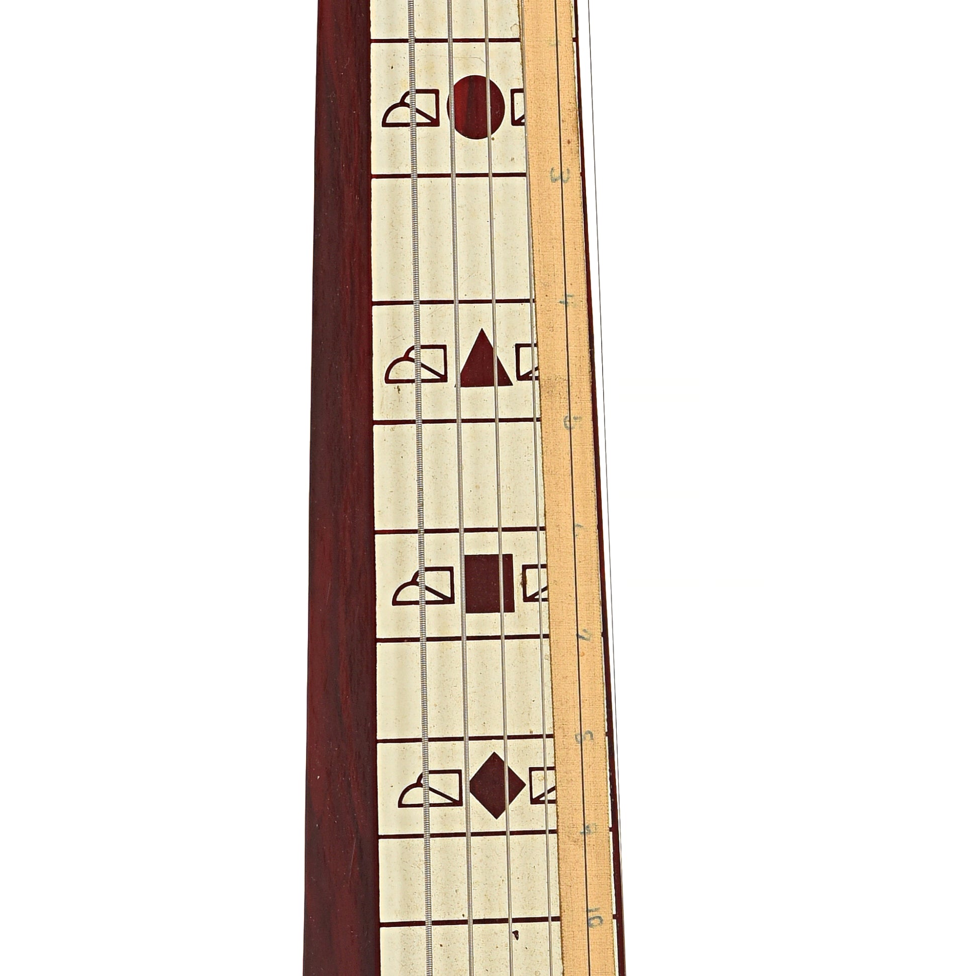 Fretboard of Oahu Model 1444 Lap Steel (1957)