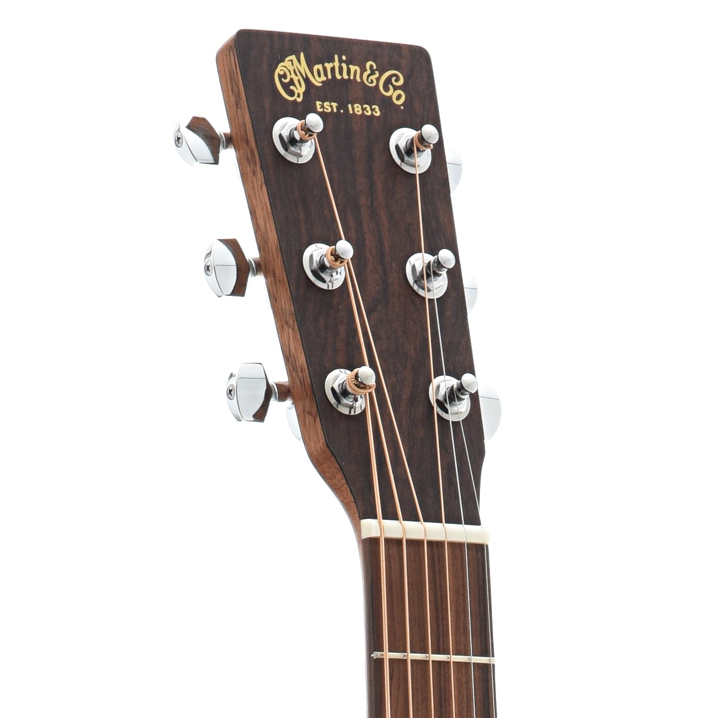 Front Headstock of Martin GPC-X2E Mahogany Guitar