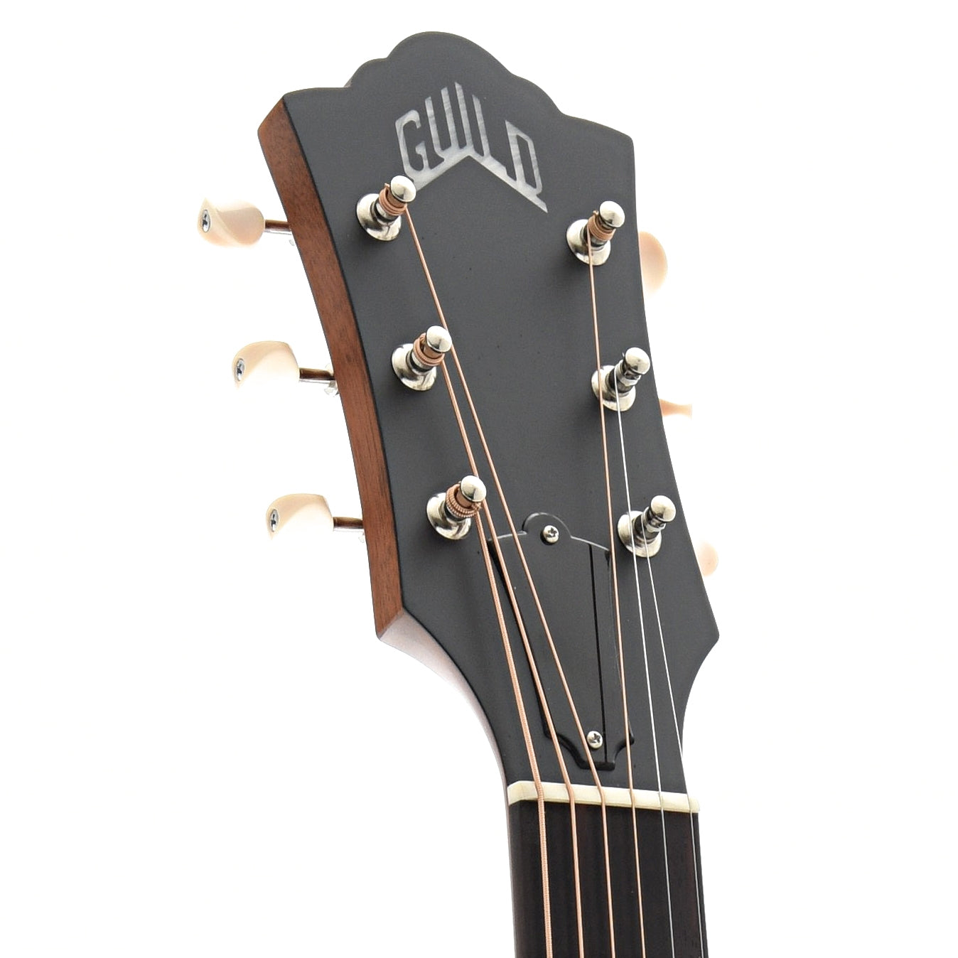 front headstock of Guild USA M-20 Acoustic 