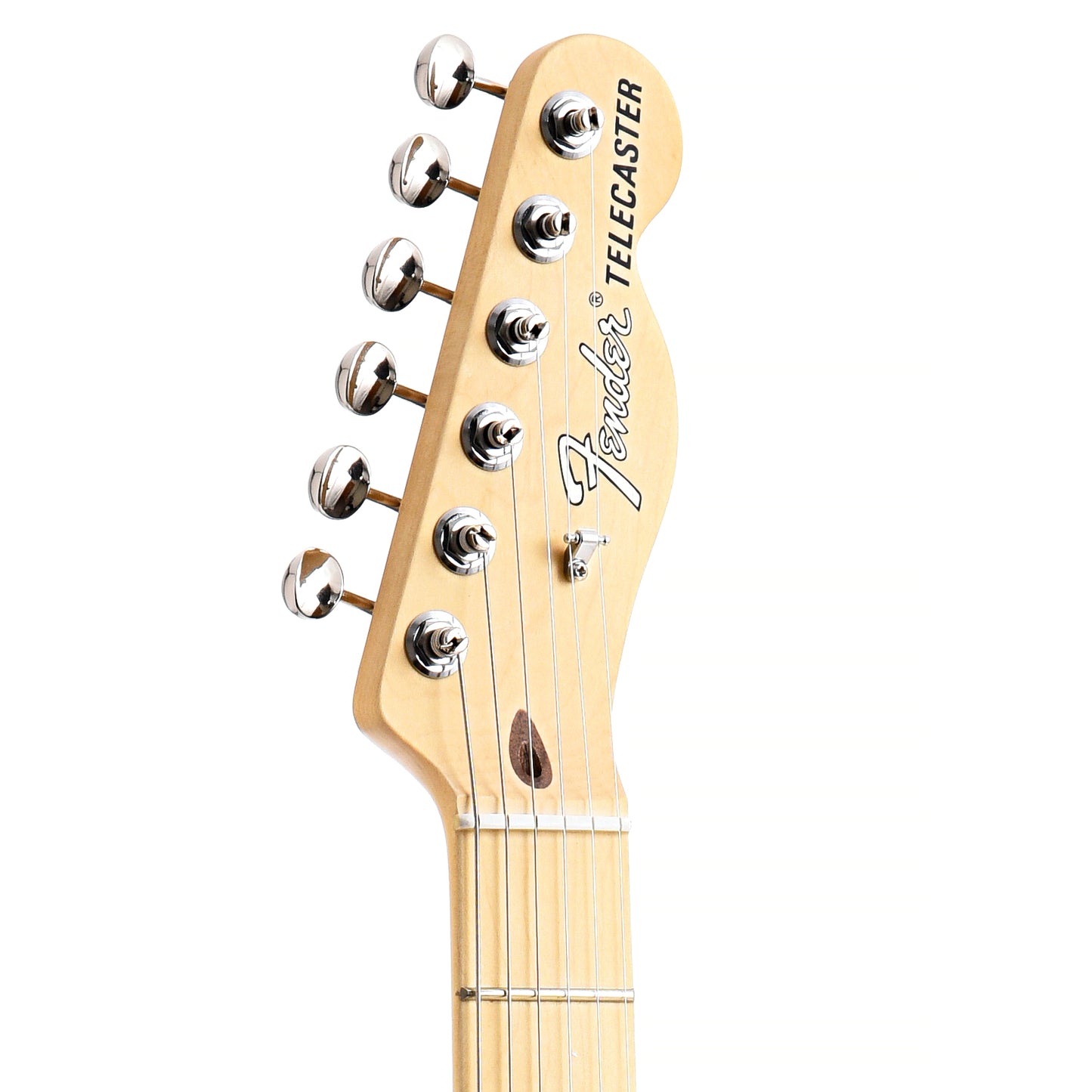 Front Headstock of Fender American Performer Telecaster Hum