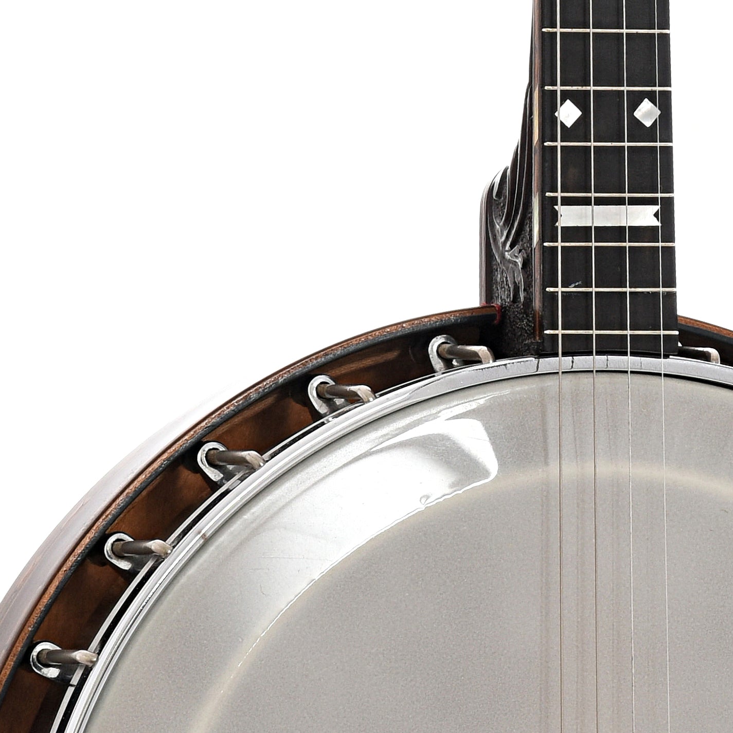 Neck and body joint of Van Eps Tenor Banjo